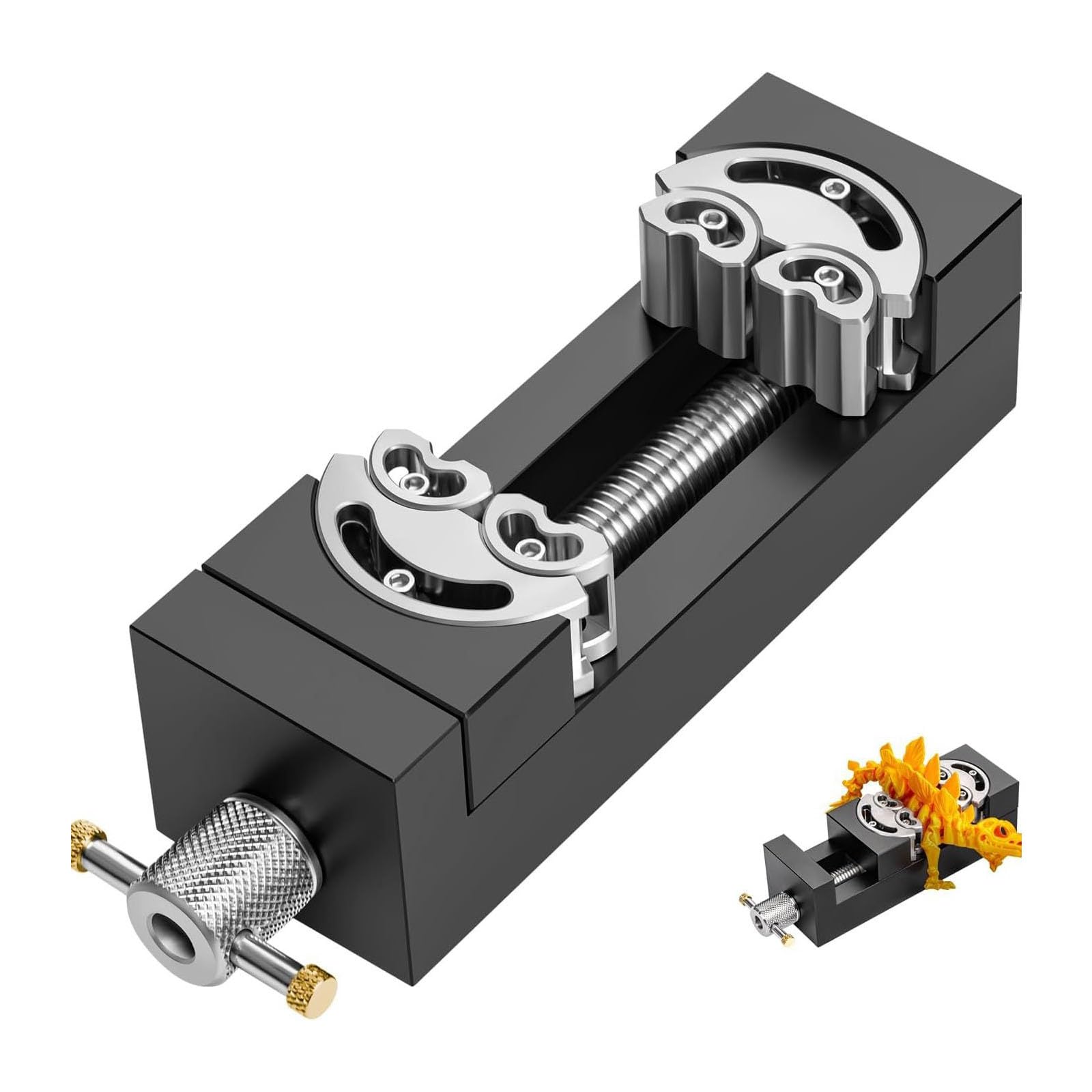Controles de presión inteligentes, herramienta de sujeción de aluminio, abrazadera de fácil agarre para trabajos de metal delicados, madera, metal, manualidades, práctica abrazadera