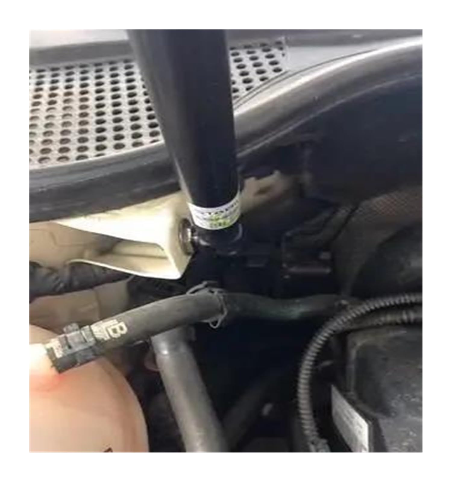 Vérin Capot avec pour VW pour Scirocco pour Mk3 2008-2017 Capot Avant Capot Vérin À Gaz Cylindre Support De Levage Amortisseur Amortisseur Vérins De Capot Avant(Normal Black)