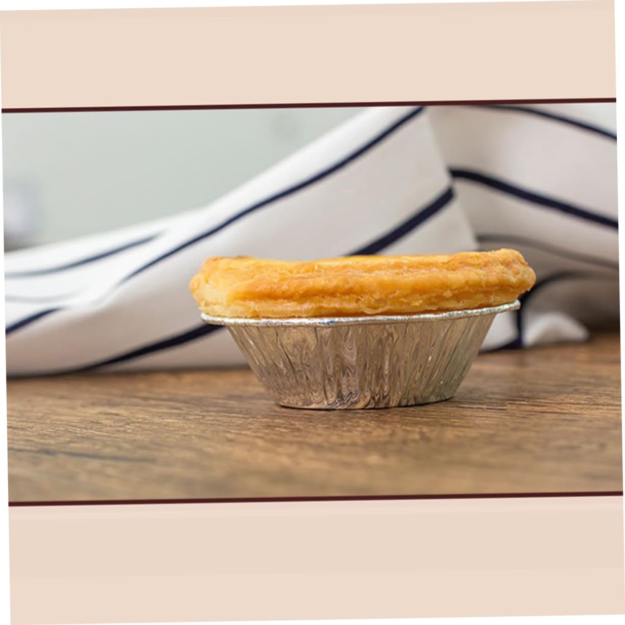 MAGICLULU 600 Piezas Sartenes Para Tarta Taza De Pastel De Aluminio Tazas De Muffins De Metal Molde Para Mini Quiches Molde De Bandeja Tazas De Tarta De Huevo Antiadherente Mollete
