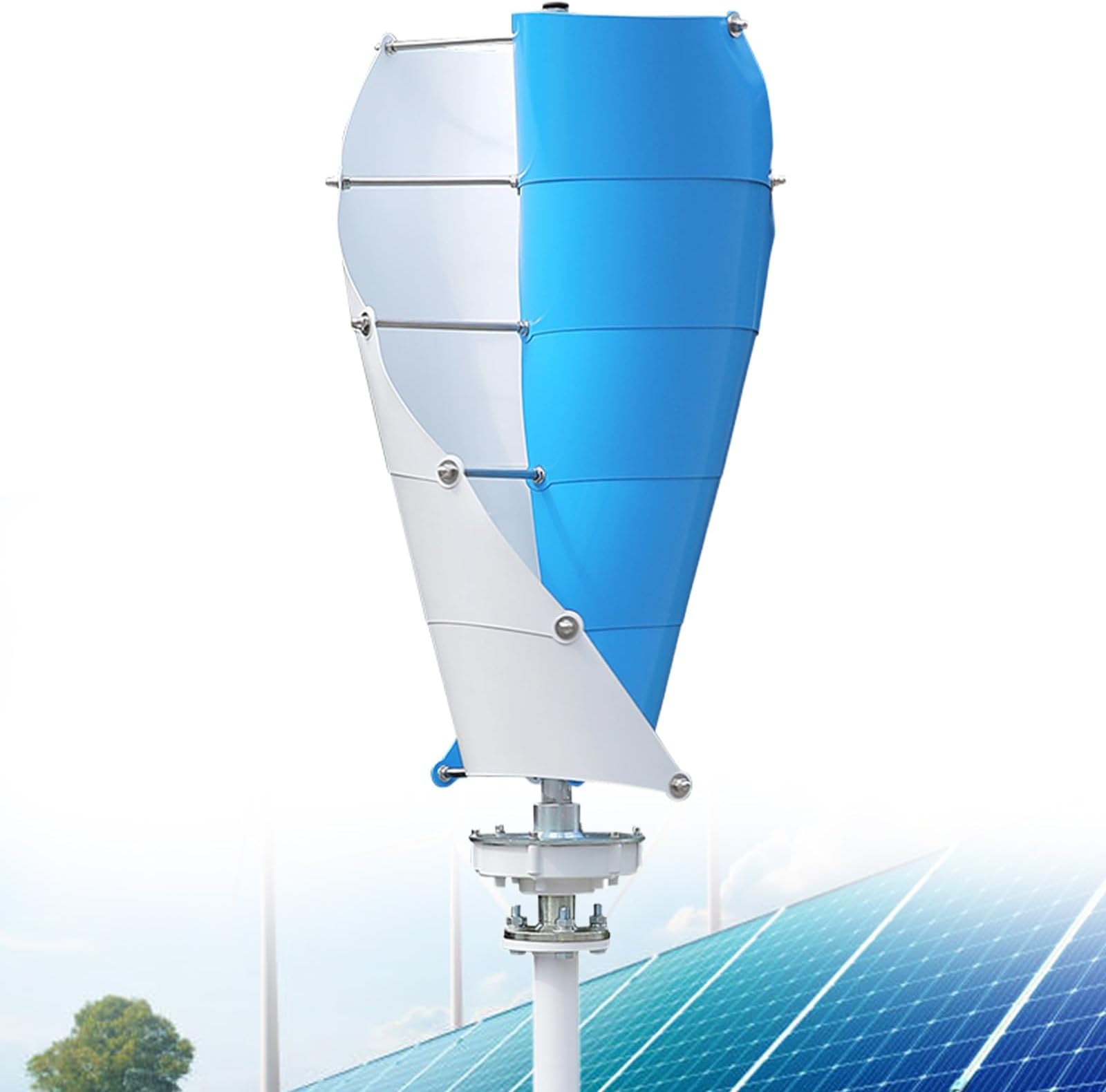 – 20000W Wind Turbine Generator Kit,Wind Turbine Vertical Wind Generator Kit Electricity Producer Equipment Home Power Energy Kit,12000W-12V