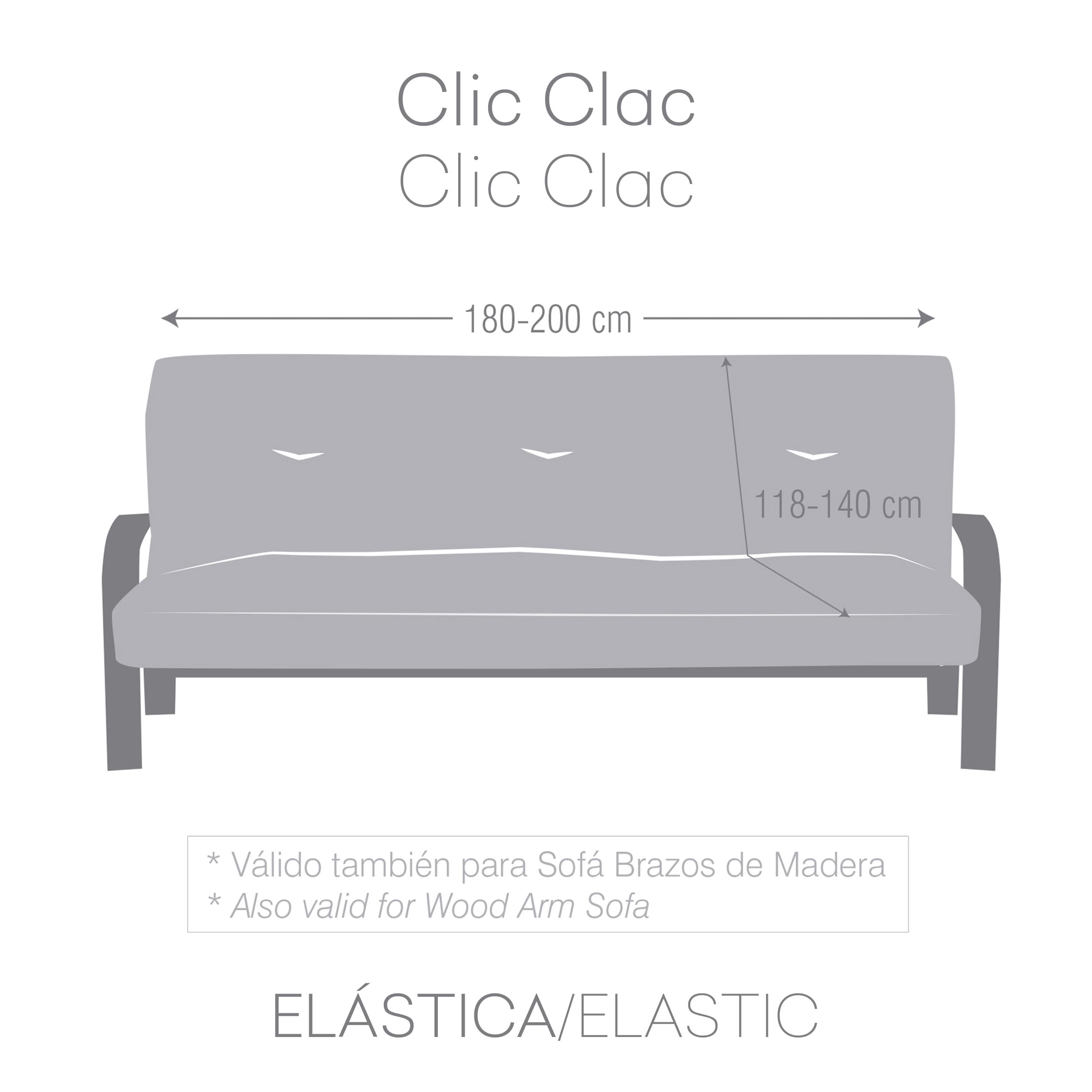 AlexandreHouse Sofa Covers MOD/7 ULISES 3 PLZ C/7 CLIC-CLAC_FASE5, Multicoloured - Image 4