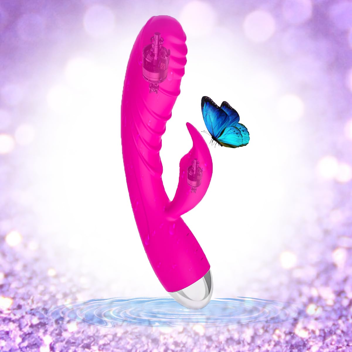Vibrador Vibradorador Mujer Juguetes Eroticos Vibradores mujer Con 10 modos Consoladores.. para mujer con Vibración Juguetes Eróticos para Pareja Sexuales Vibradorador Clitoris Carga USB impermeable