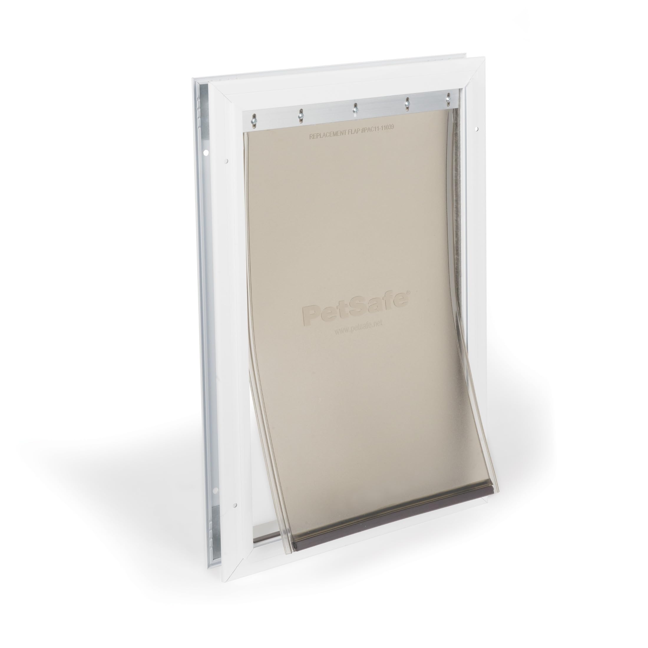 PetSafe Chatière pour Grand Chiens, en Aluminium, Isolante et résistante, Panneau de Fermeture Inclus, Facile à Installer, Non Compatible avec Le Verre - L