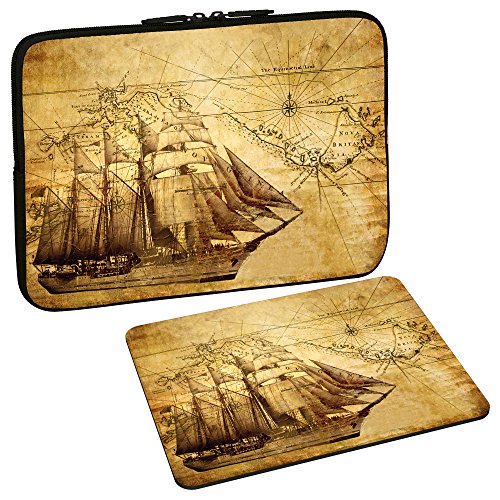 Preisvergleich Produktbild PEDEA Design Tasche 13 / Mauspad, sailing ship
