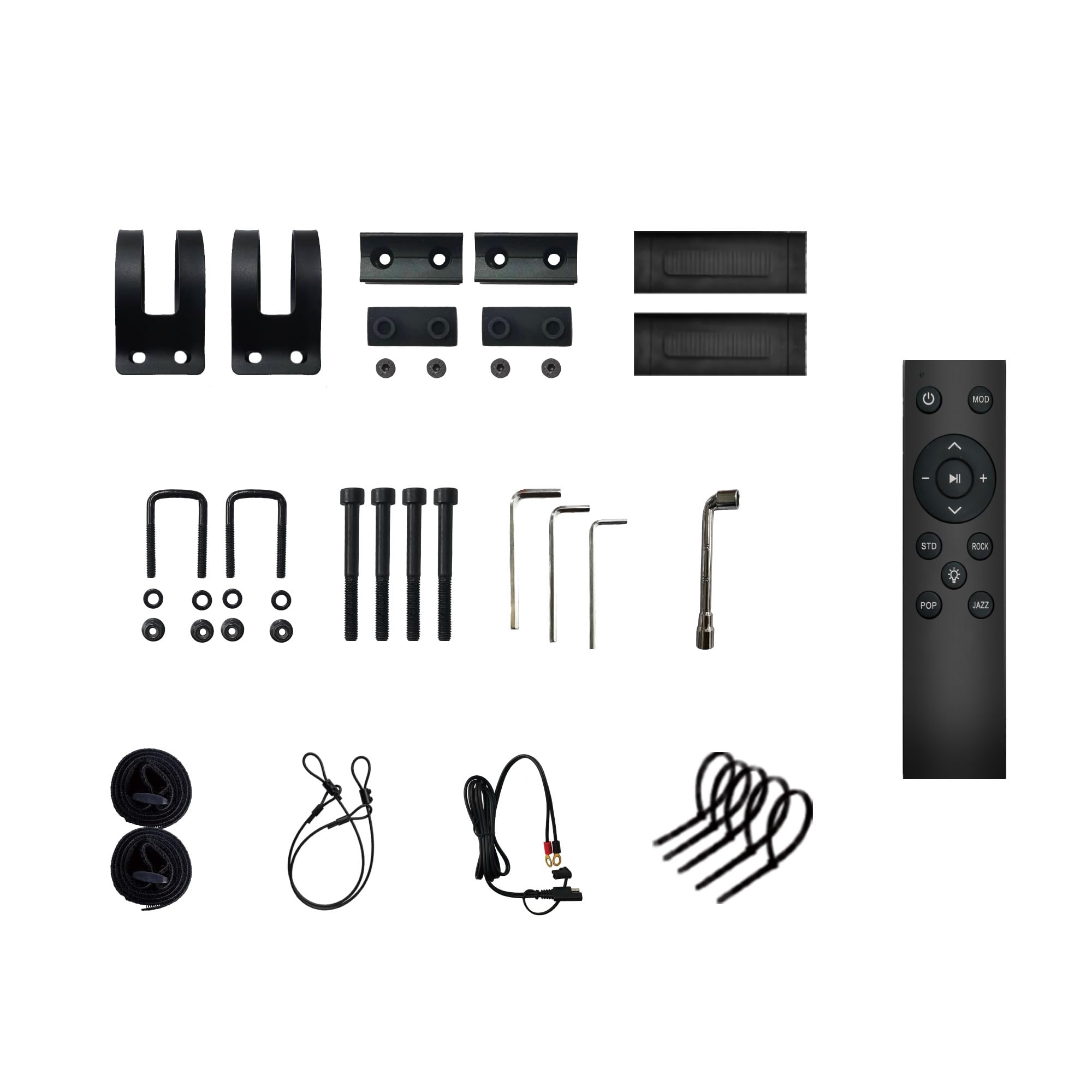 k speaker Golf Cart UTV ATV Sound Bar mounted on a vehicle