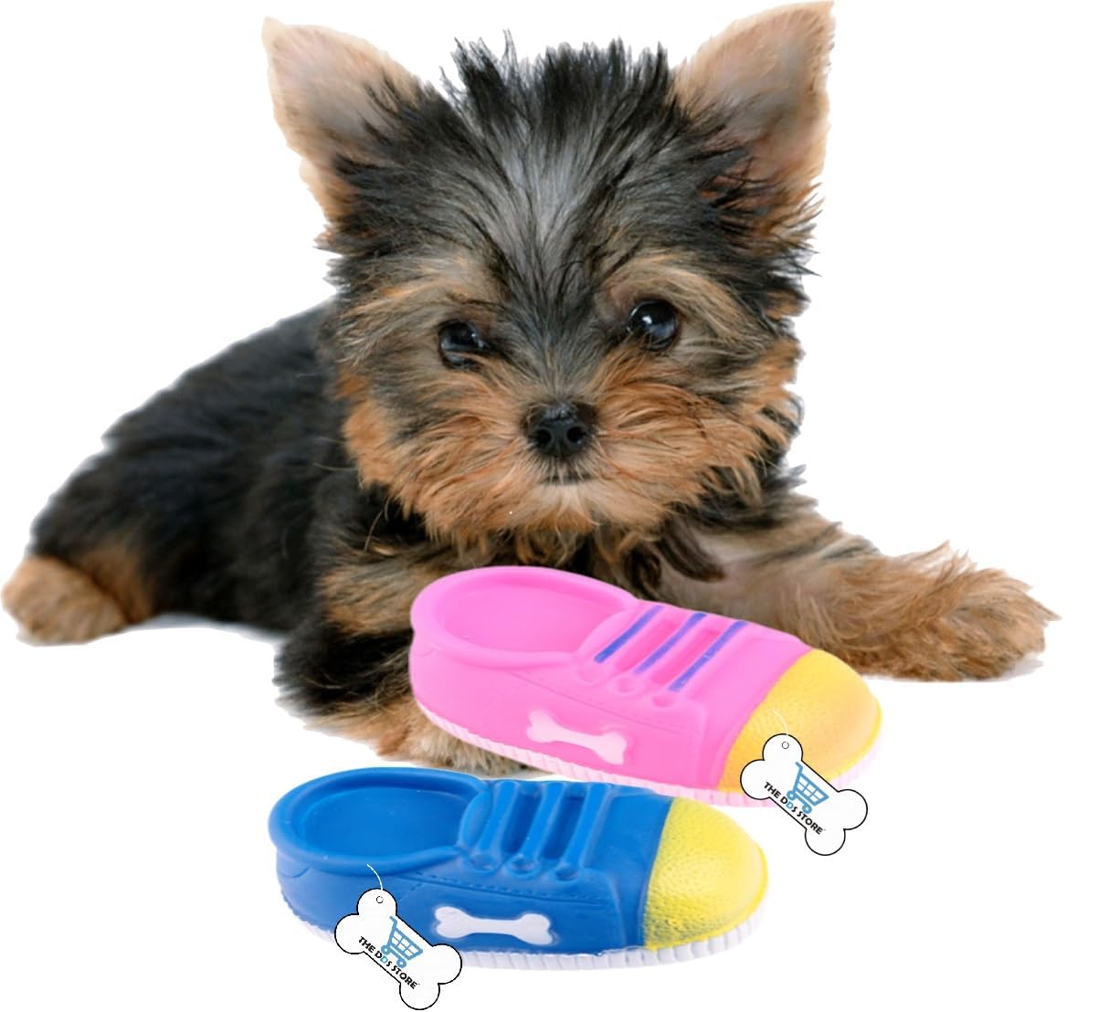 NITZU PETS 2 Pcs Funny Interactive Puppy Shoe Toy Bone Decor Dog Teether Toy Pet Squeaky Toy (Color May Vary) (B0CHMC3LTR) Amazon Price History, Amazon Price Tracker