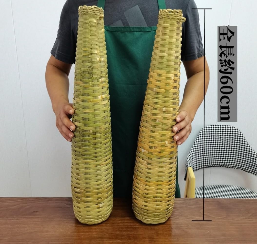 Amazon | FryWare うなぎとり筒 魚籠 エビ漁具 仕掛け 竹製 軽量 かご