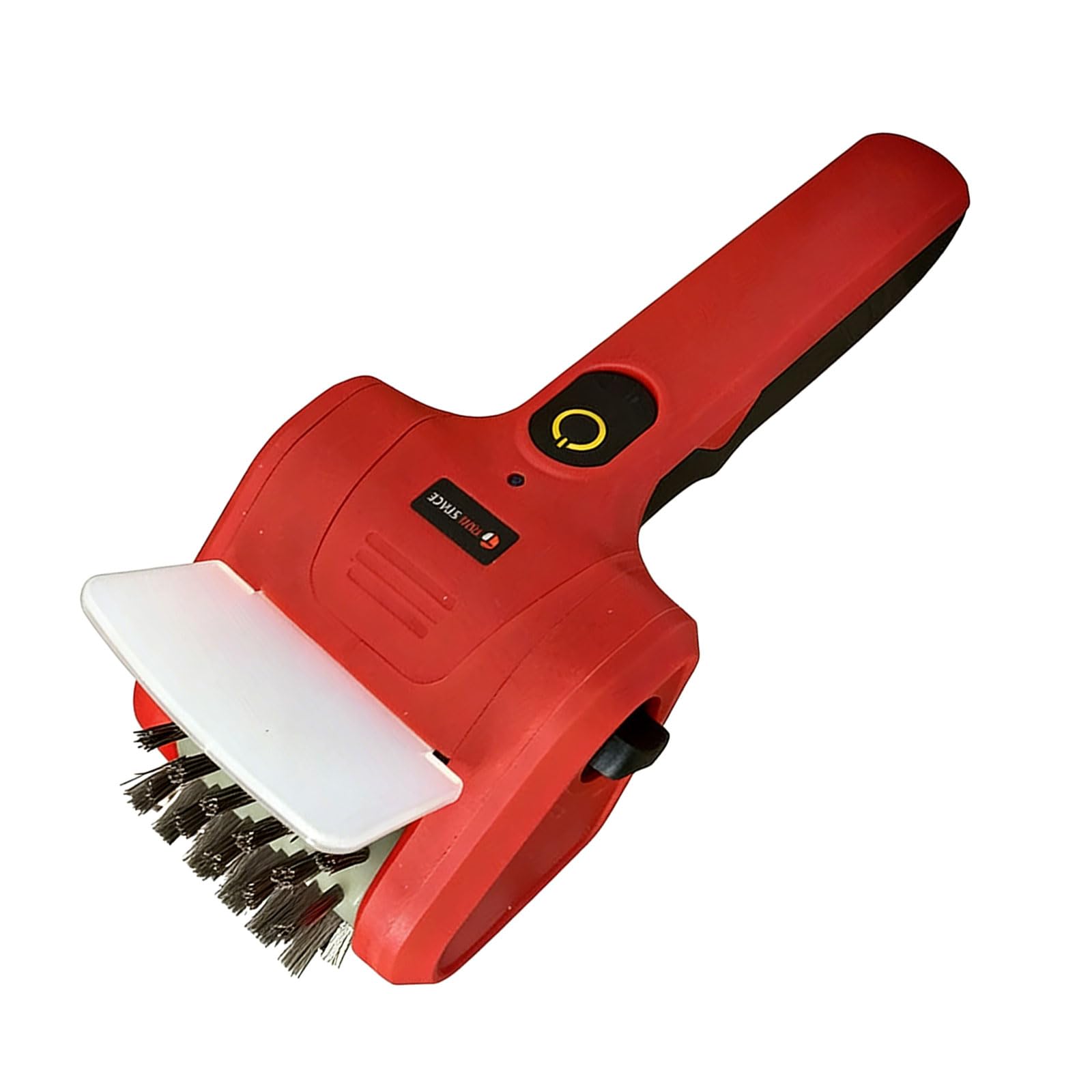 Limpiador motorizado de parrillas con cerdas de acero inoxidable, cabezal de cepillo apto para lavavajillas, ideal para cocinar al aire libre