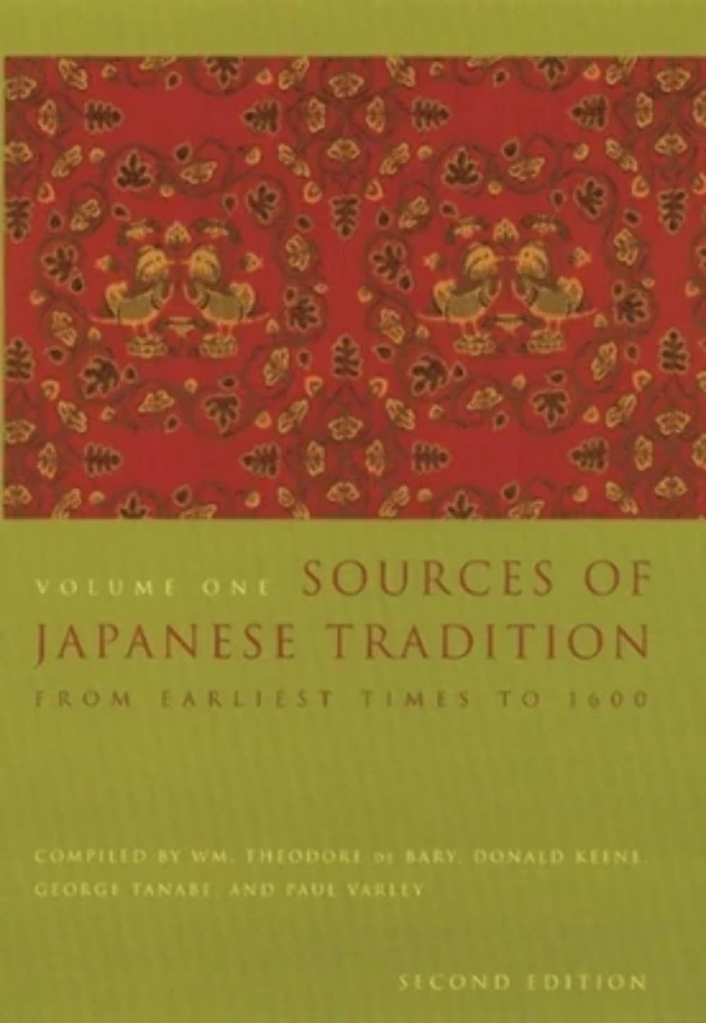 Sources of Japanese Tradition – From Earliest Times to 1600 (Introduction to Asian Civilizations)