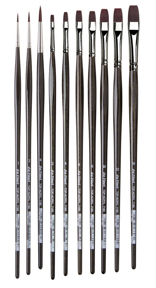 GESCHENKDOSE TOP-ACRYL Inhalt: 10 Pinsel S.7185+7785