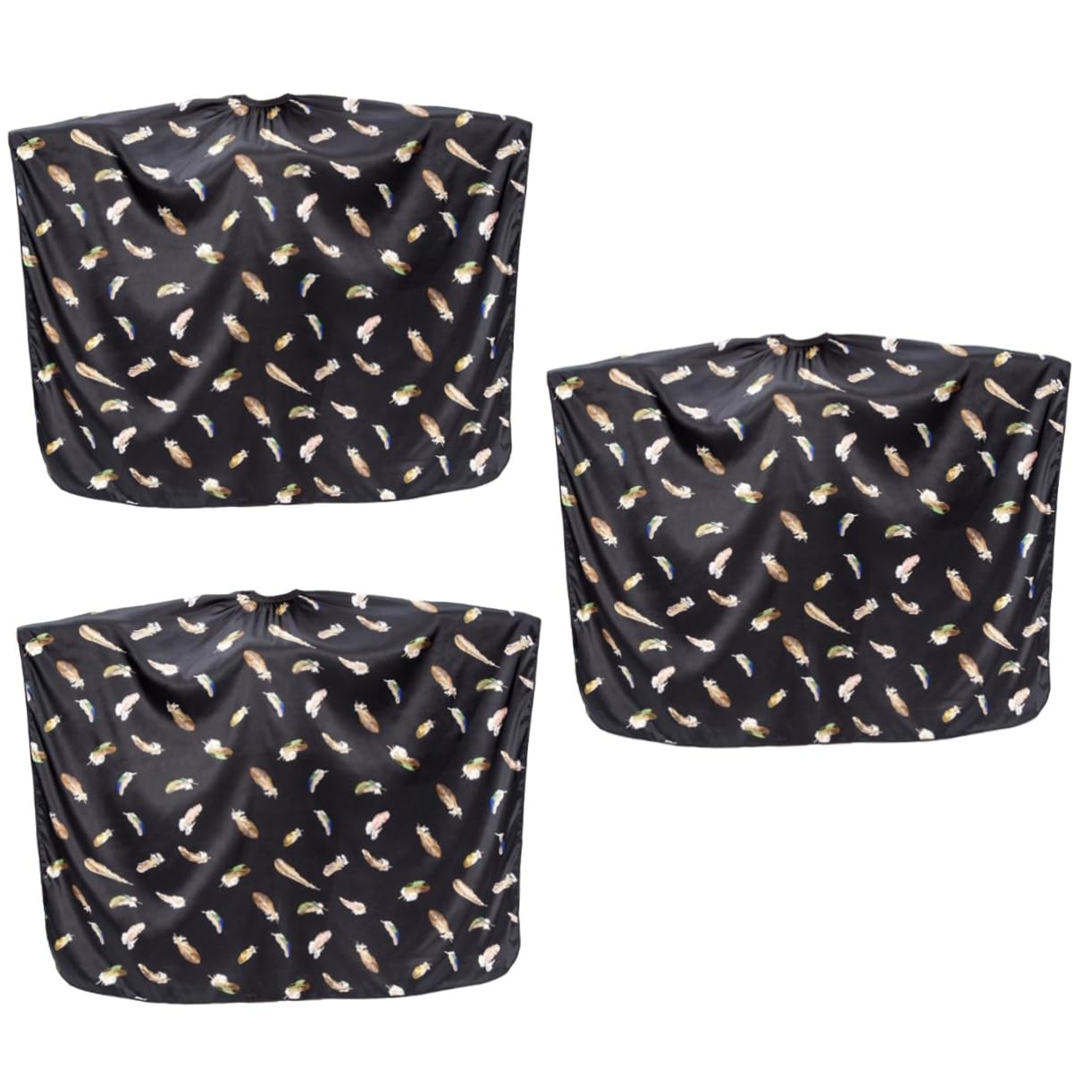 FRCOLOR 3 piezas delantal de peluquería bufanda delantal de corte de pelo vestido de salón capa de corte de pelo capas protección del cabello delantales para adultos vestido de peluquería ropa corte