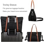 Tote Bag for Women Nylon 15.6 Inch Laptop Shoulder Handbag Purse for Travel Work School