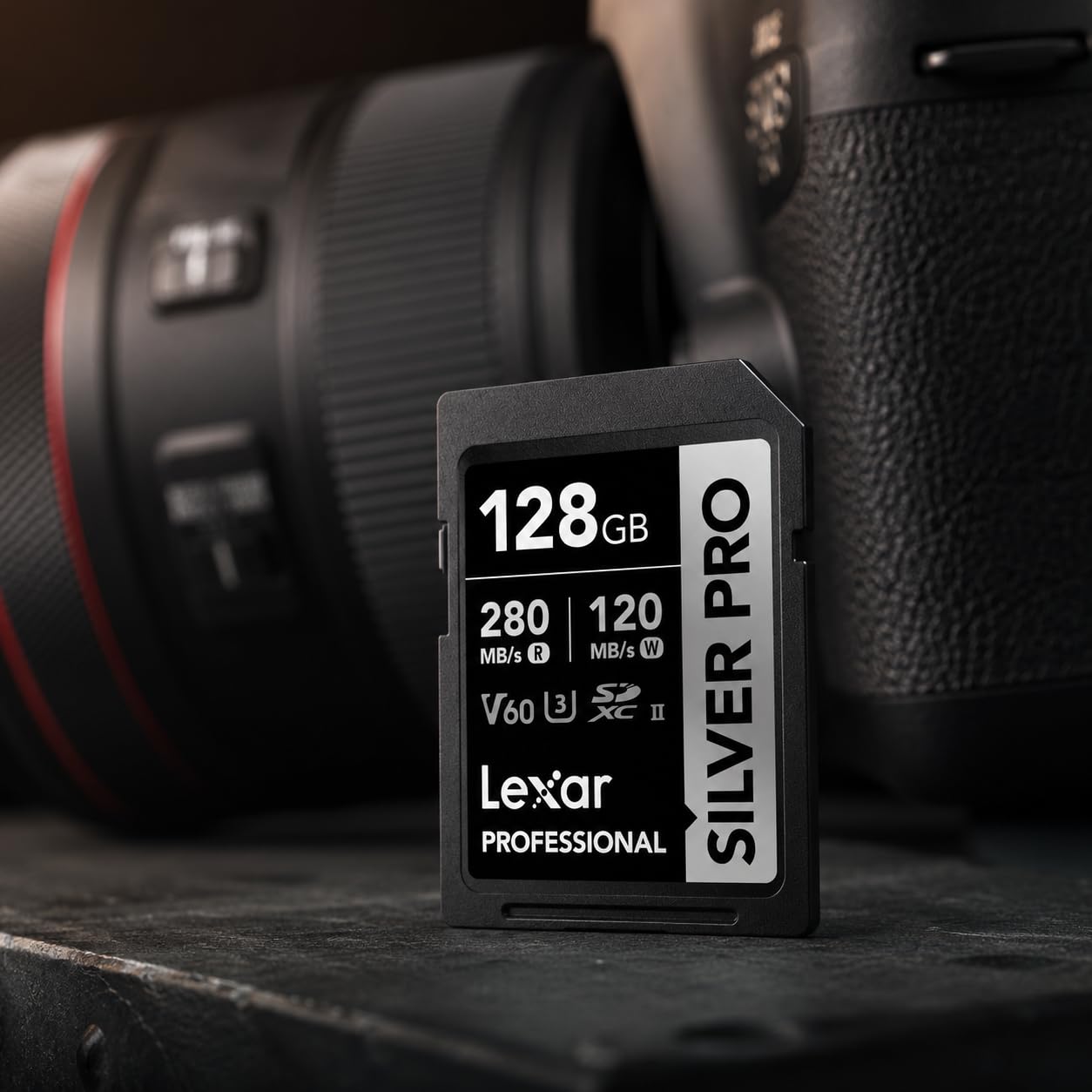Lexar Professional Silver PRO 128GB SDXC UHS-II Memory Card, Up to 280MB/s Read, 120MB/s Write, V60 U3, High-Speed SD Card for Professional Cameras, DSLR, Mirrorless Camera, 4K Video & Photography — Amazon image 9