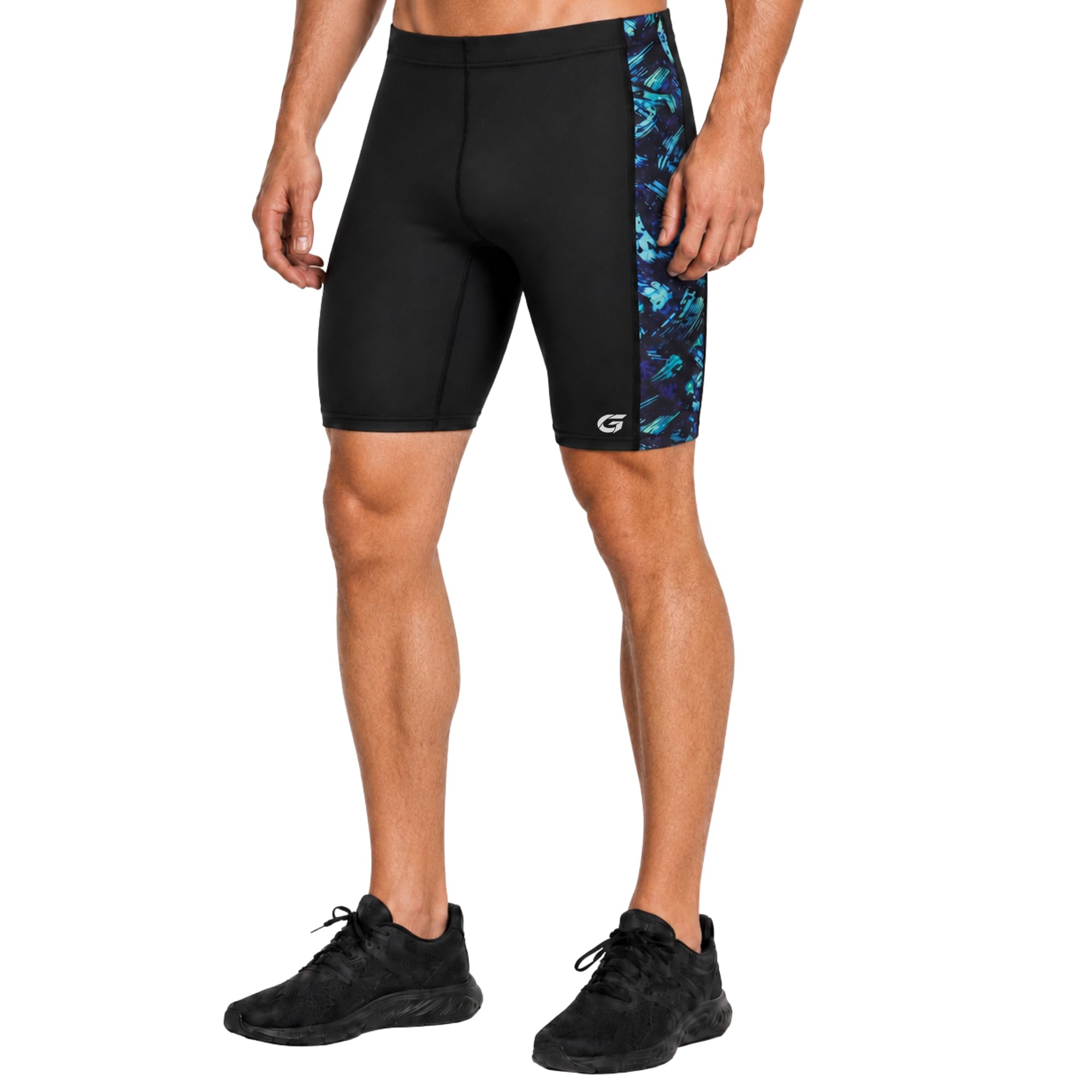 gymific Compression Half Tight Shorts Athletic Fit Multi Sports Cycling, Cricket, Football, Badminton, Gym, Fitness-picture-44