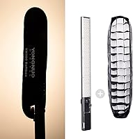 Vista 1 de YONGNUO YN360III PRO 3200K-5600K LED Video Ice Light con YN360 Softbox, 2.4G Control Remoto Touch, RGB Full Color CRI 95+ App Support