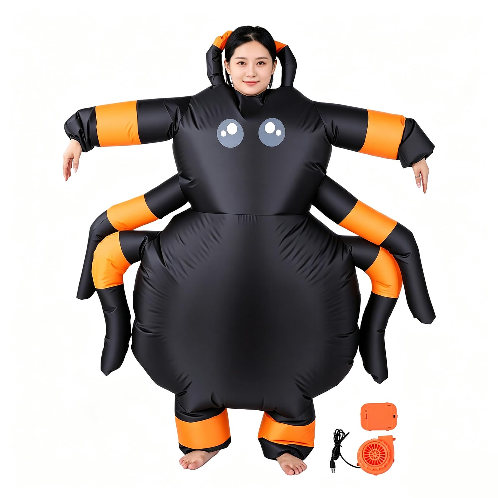Disfraz de Araña Inflable para 150 190cm Hombres Mujeres