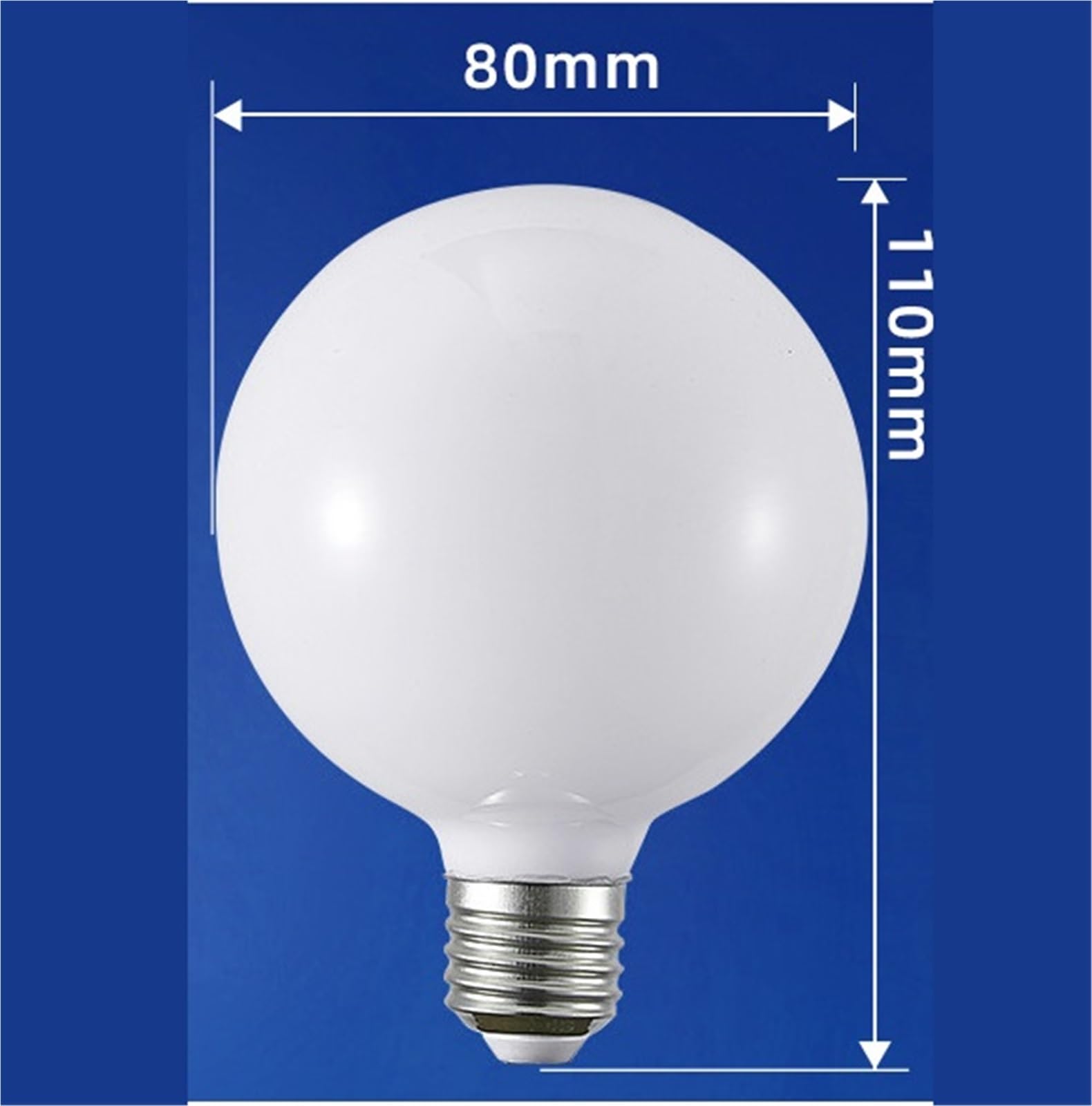 Cebula kukurydziana Duża Żarówka LED E27 5W G95 Matowa Szklana Kula Ciepła Biel 3000K 4000K 6000K Trójkolorowy Ściemnianie,do lampy sufitowej