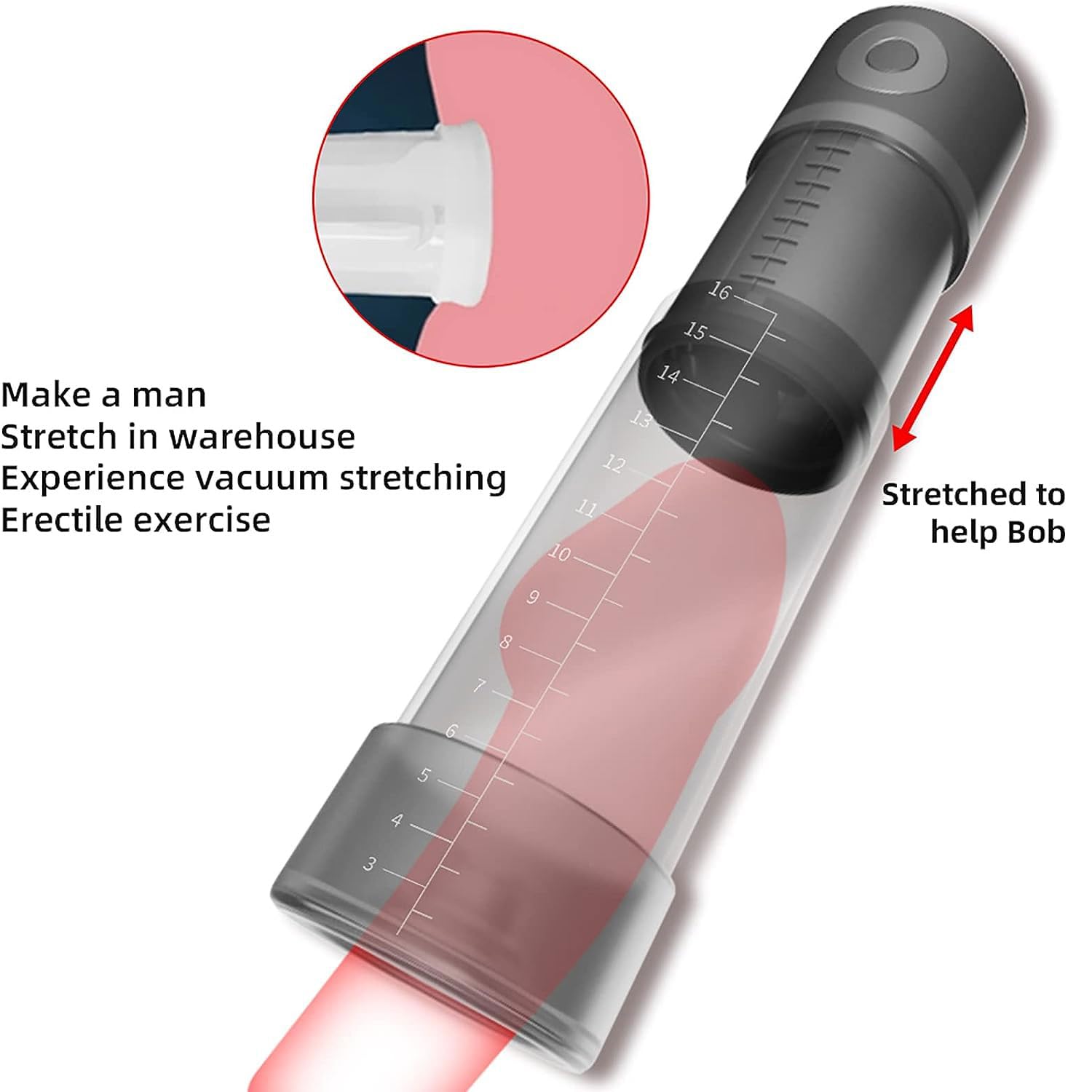 Pompa Elettrica Per Pene Masturbante Con 7 Modalità Aspirazione E - Foto 12