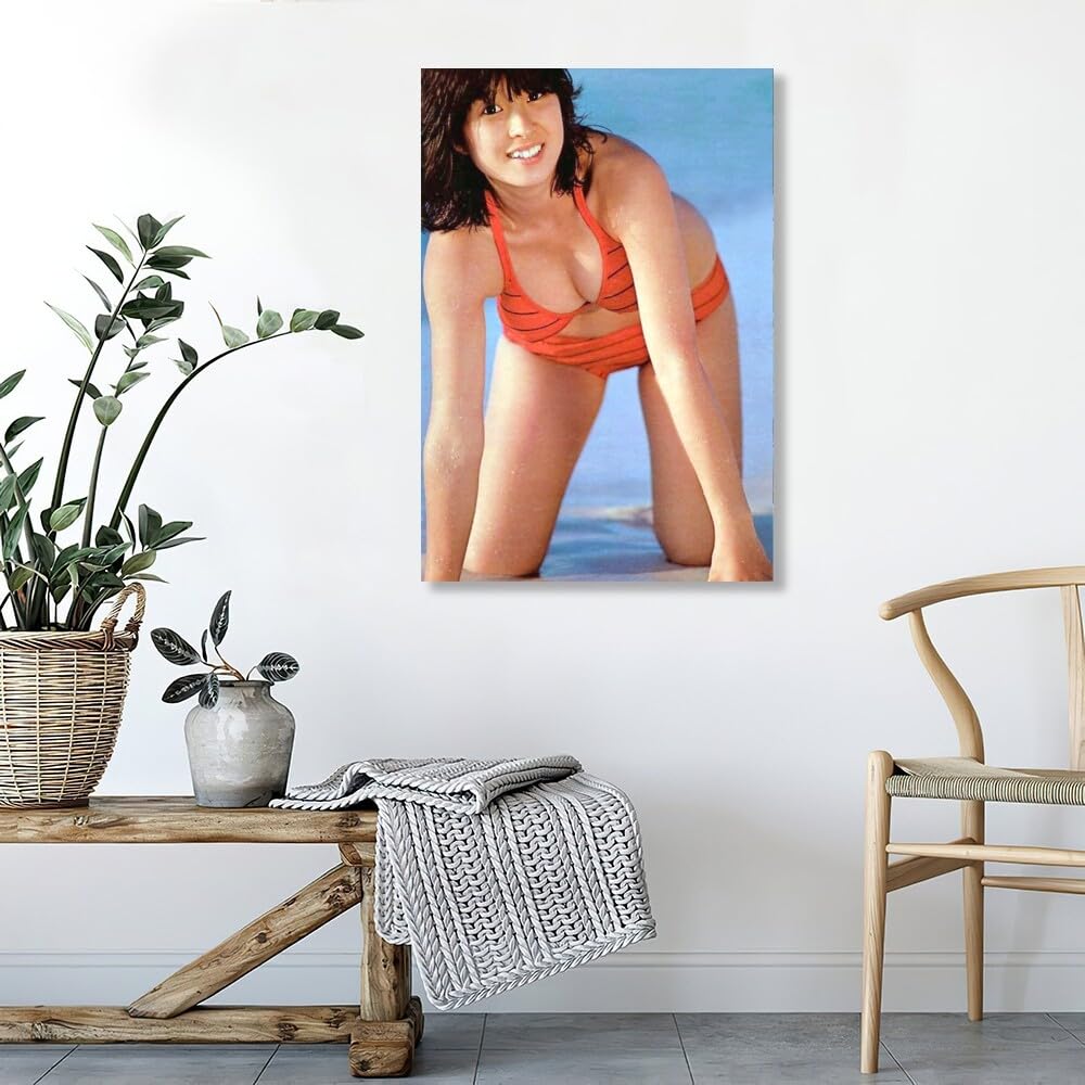 Amazon.co.jp: 河合奈保子 ポスター(25)写真ポスターキャンバス