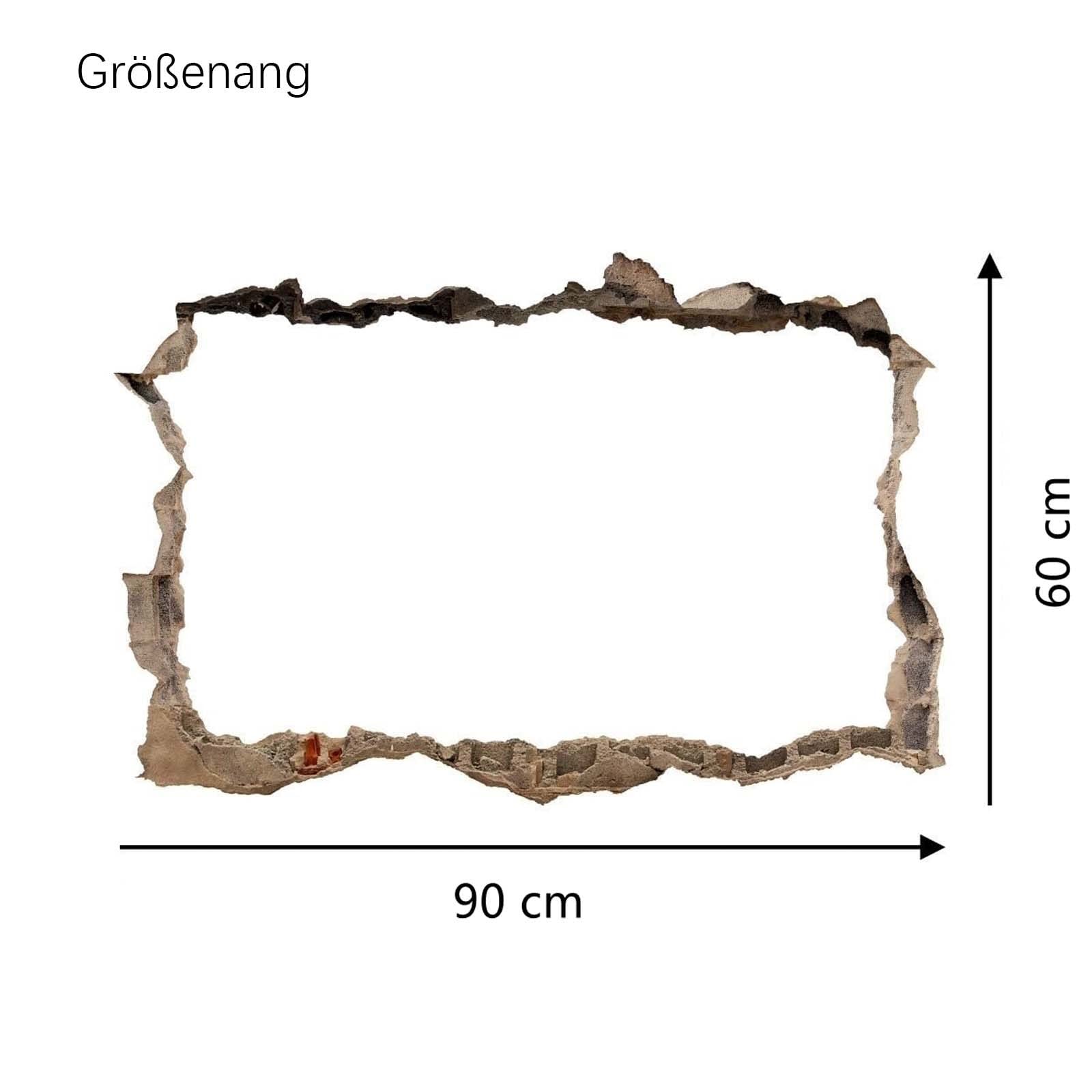 COVPAW 3D Wandtattoo Segelboot - Selbstklebend 60x90cm Für Maritime Wohnraumgestaltung