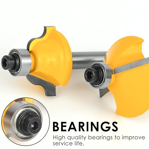 Miniatura 2 de Upgrade - Juego de brocas de enrutador de 14 de pulgada, 24 piezas Craftsman, brocas de carburo de tungsteno de 14 pulgadas para carpintería