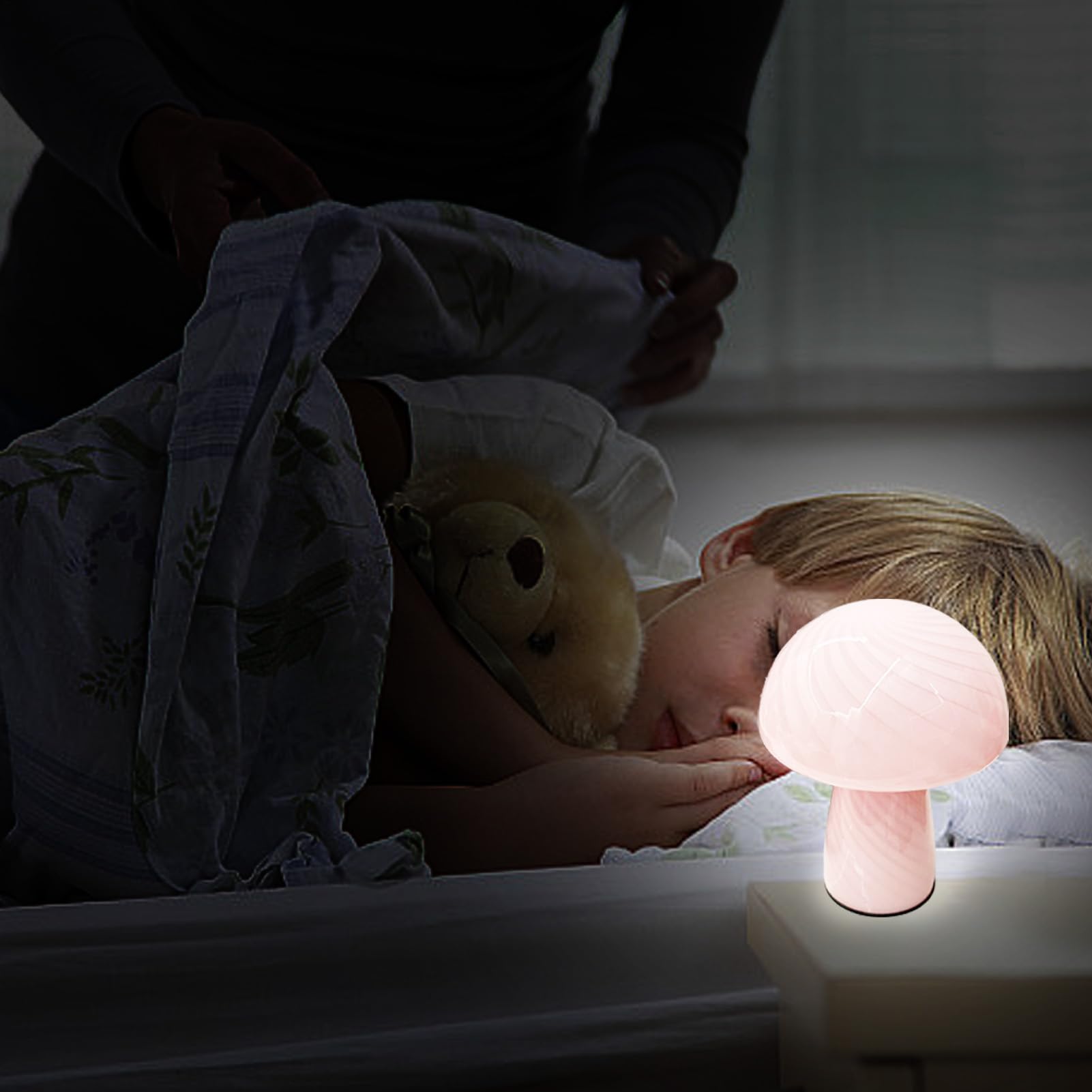 Generisch Lampe champignon pour chambre, veilleuse champignon, couleur de