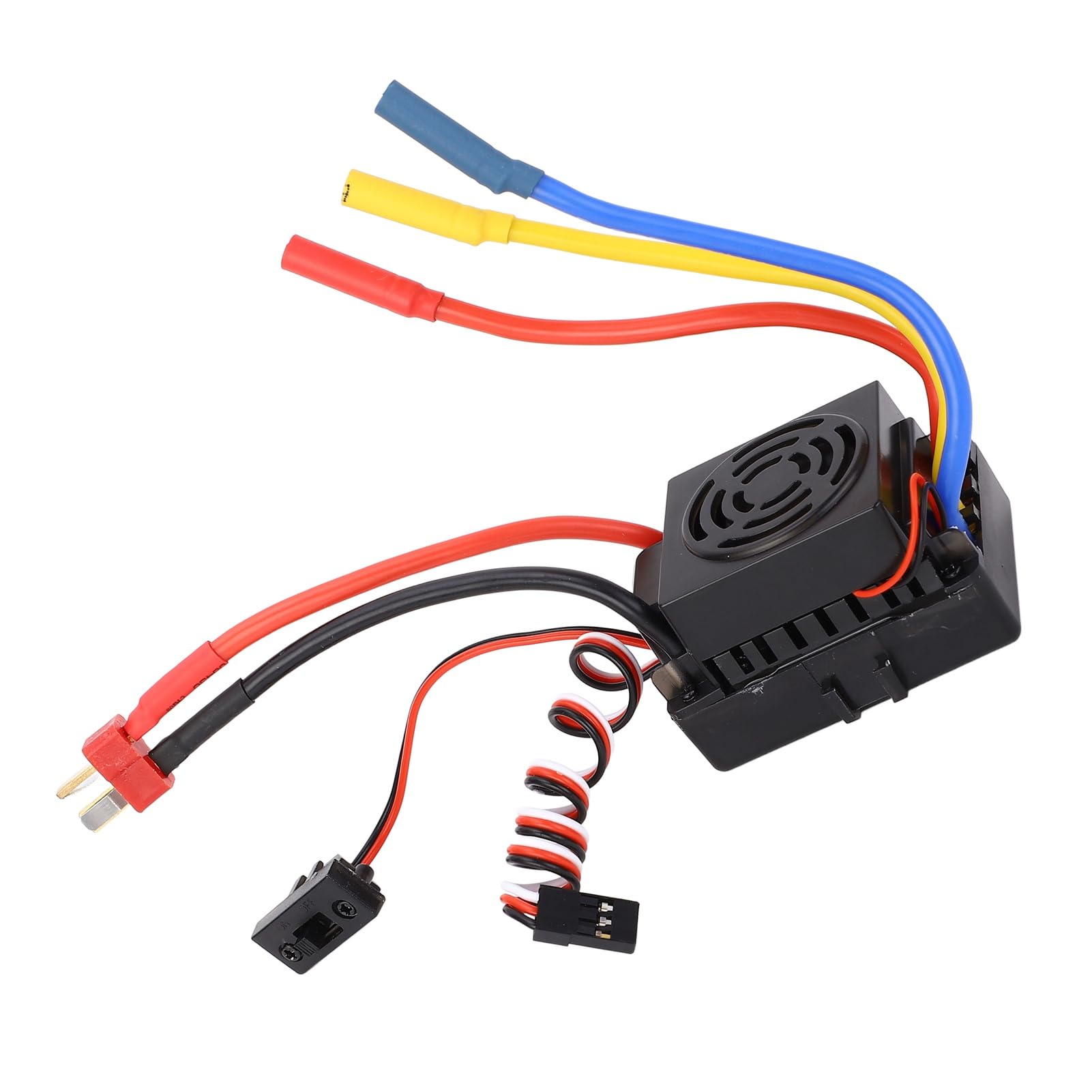 60A ESC Brushless Impermeabile, 5,8 V 3 A BEC, Scheda di Programma Regolabile, per Auto e Barche RC in Scala 1/10, Controller Motore ad Alte Prestazioni