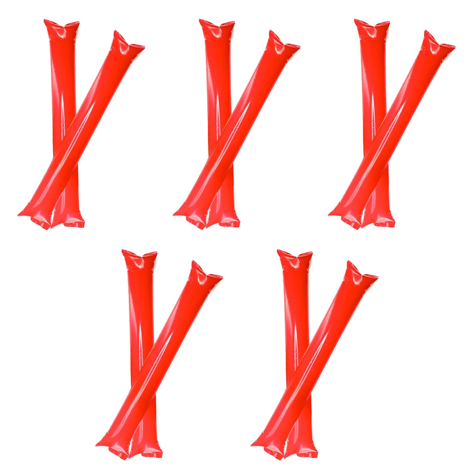 Lot de 10 bâtons clap-clap gonflables supporter