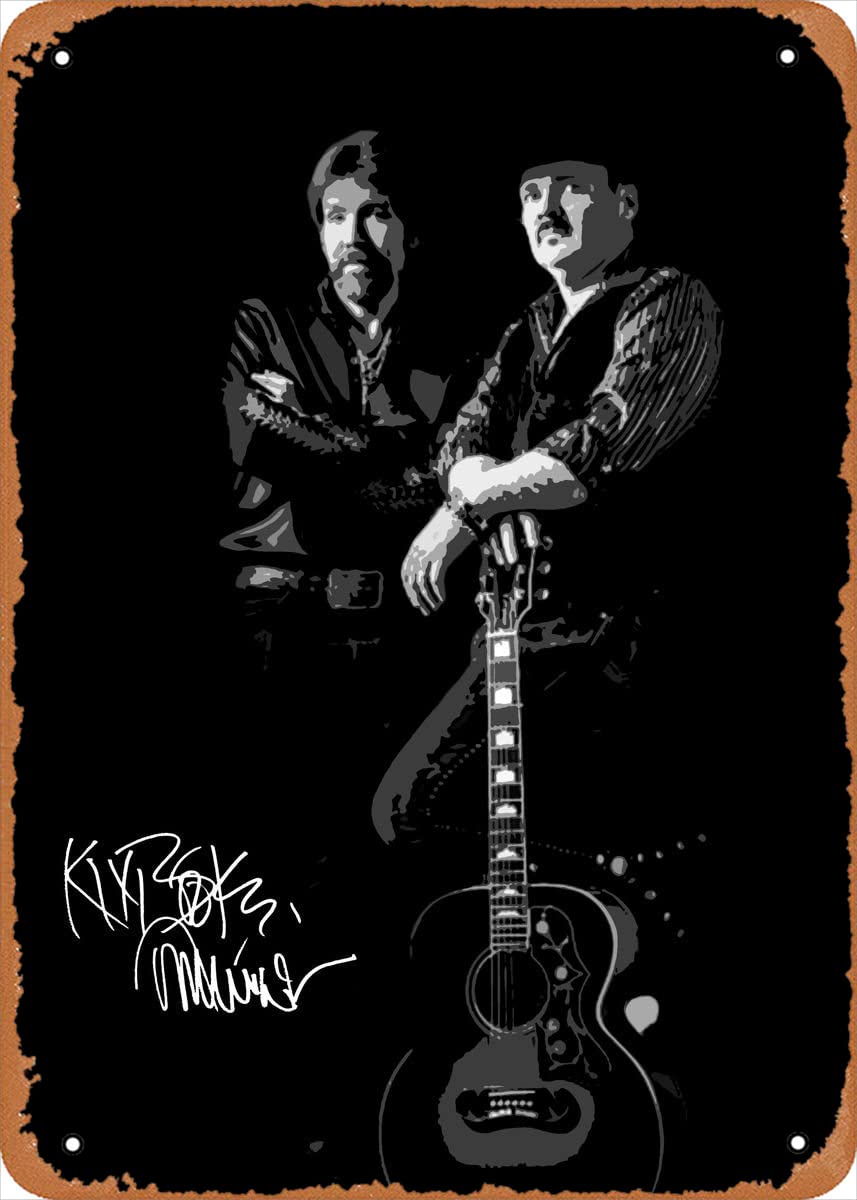 Photo 1 of Coutry Music Brooks Dunn Metal Tin Sign Poster Vintage Art Wall Decor 12 X 8 Inch