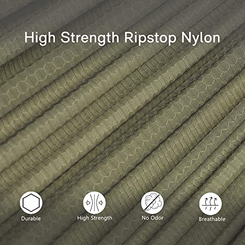 Onewind 11Ft Camping Hammock With Mosquito Net Adjustable Ridgeline Double Hammock Portable Lightweight Hammock Ripstop Nylon Sturdy And Durable With 2*12Ft Tree Straps For Camping Hiking Backpacking #TOP6