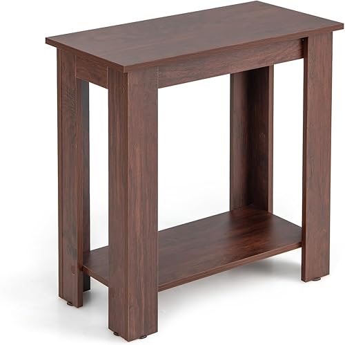 Mesa auxiliar Sofá de café Estante auxiliar de madera Sala de estar Dormitorio Silla Mesa auxiliar Muebles Espresso