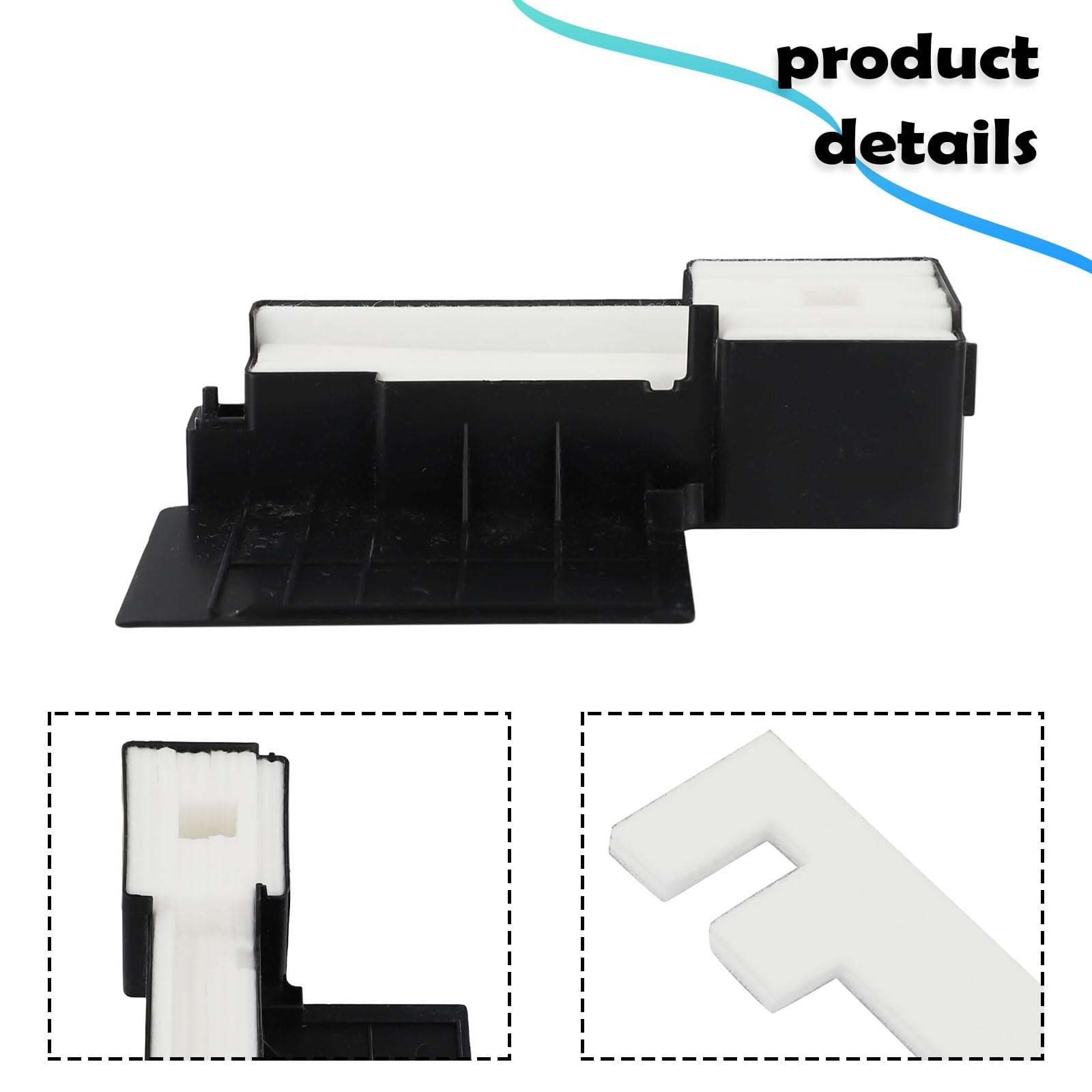Spugna per tamponi di inchiostro con guscio per stampanti serie L220, L400, L455, L456, ET2500, ET2550, ET2600, ET2650, XP300-XP425 e SX/TX/ME