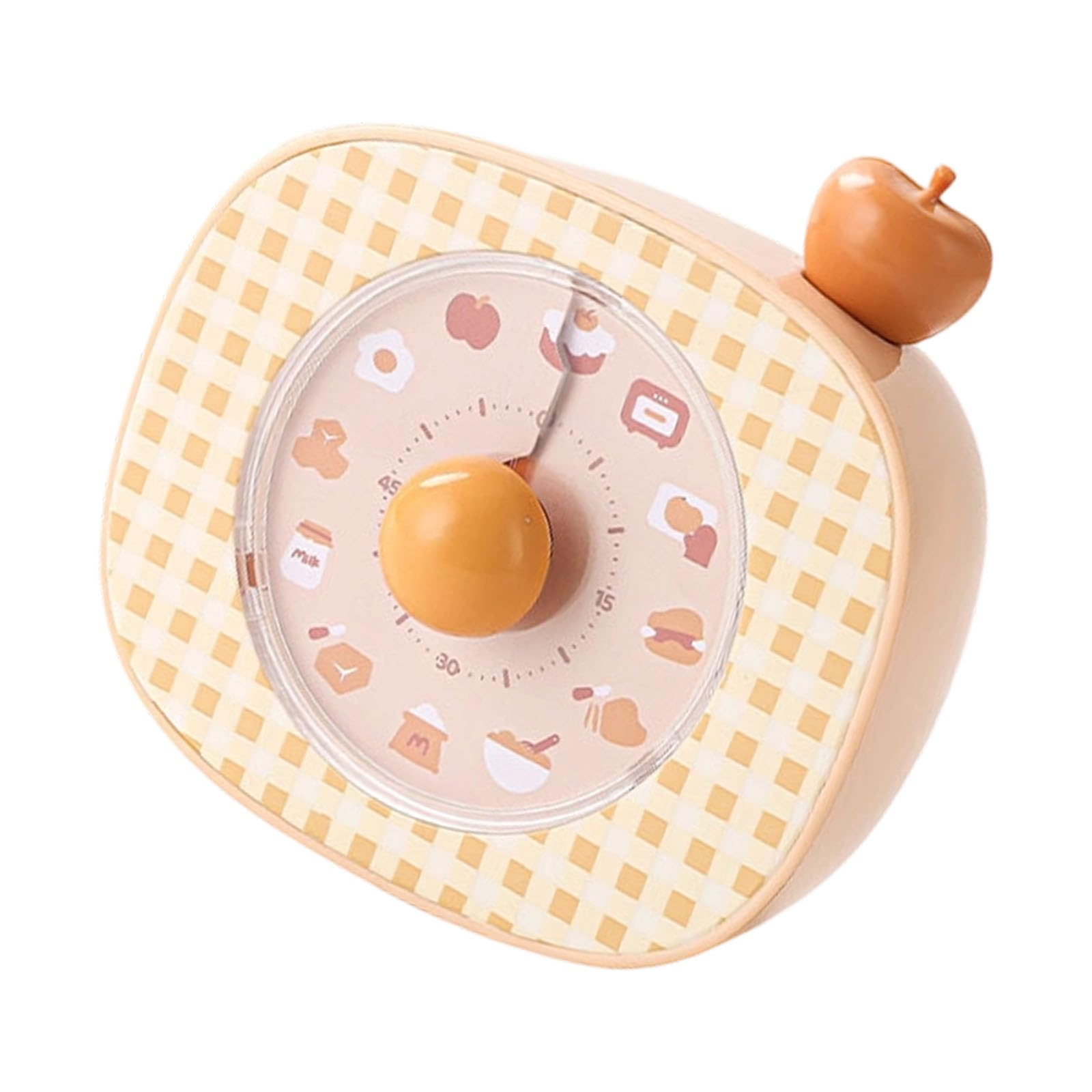 TFAOYS Portable Visual Timer for Study & Cooking, Rotating Countdown Clock with ABS Build Quiet Study Clock for Home Organization & Cooking Countdown