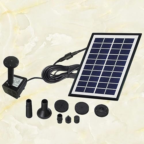 Miniatura 8 de Happyyami 1 Set Solar Water Feature Aquarium Water Pump Bird Bath Fountain Pool Fountain Replacement Supplies Solar Balcony Solar Powered Fountain