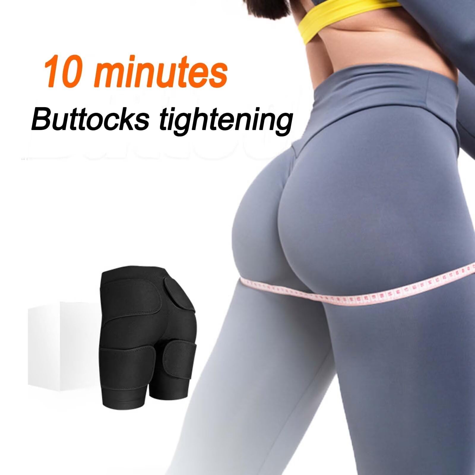 Pantaloncini Donna/Uomo Sport Vita Alta Sollevamento dei Glutei Shorts Palestra Corsa Yoga Running Fitness Allenamento Leggings Ems Muscle Trainer 3 Modalità 20 Intensità Regolabili Shorts Sportivo