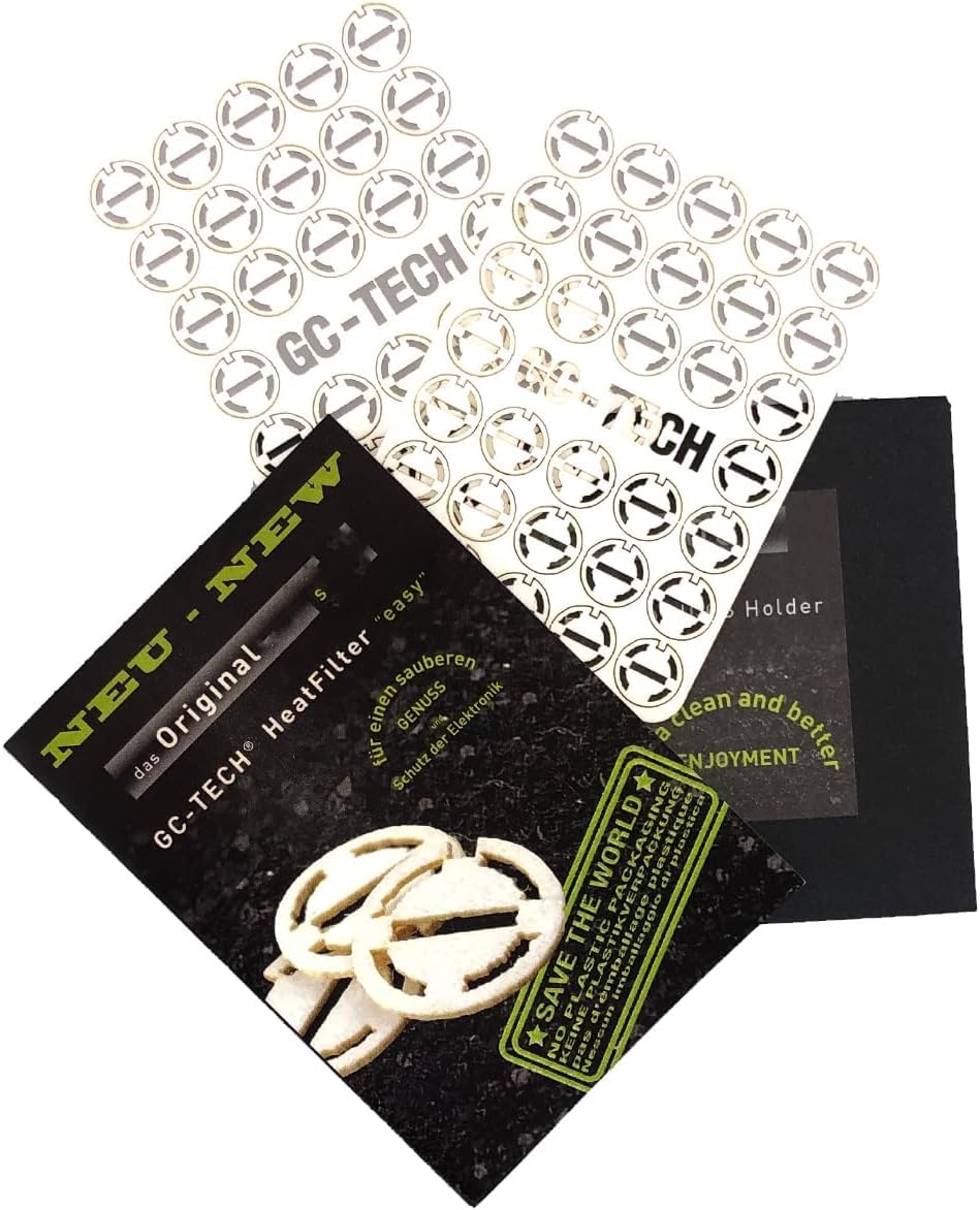 GC-TECHHeat Filter "Easy" Compatible with IQOS Holder 3 2.4 Plus Duo Oil Absorption Cushion, 64 Easy