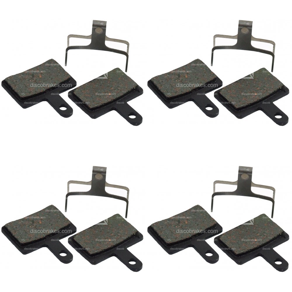 DiscoBrakes 4 Pairs of Ceramic Compound Pads Compatible with TRP 2 Piston Disc Brakes, Spyre Spyke Parabox Hylex, Dash Sport, HY/RD, 2-Pot Brake, (4 Pairs = 8 Pads)