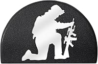 Vista 81 de NDZ Performance JP1 - Enchufe de agarre para Glock 17 19 21 22 23 24 31 32 34 35 38 Gen 1-3 pulgadas .40 .357 0.394 in .45 ACP relleno láser grabado