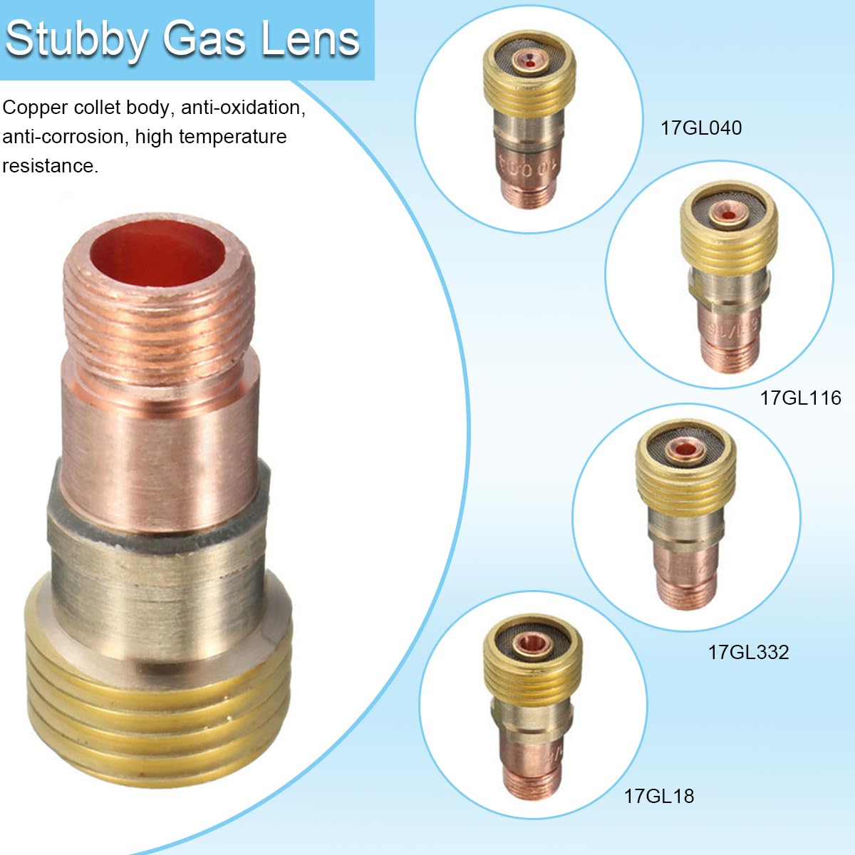Buse Céramique TIG Soudage 10# - Compatible Lincoln, Miller, Weldcraft | Résiste Haute Température