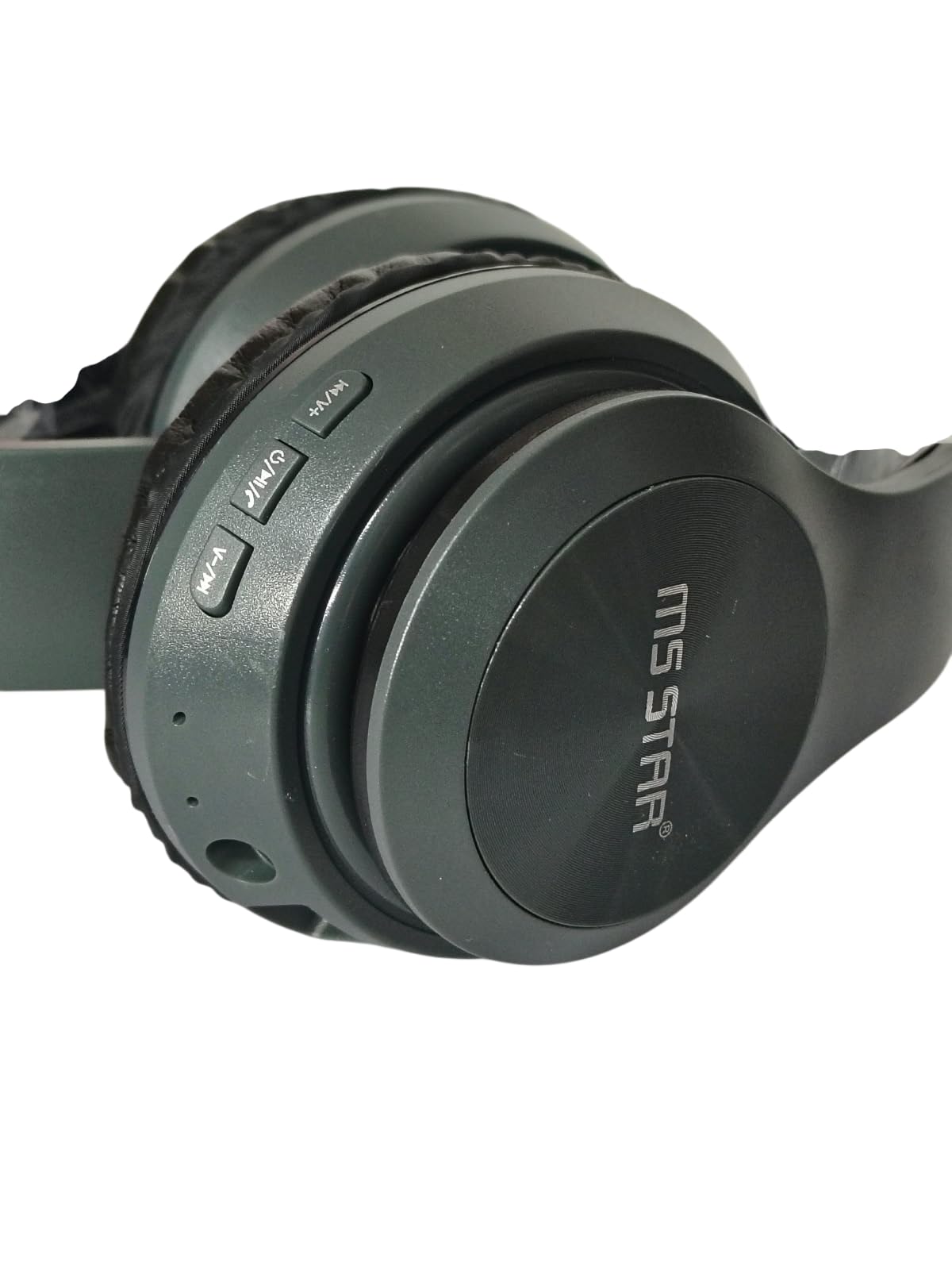 ms star 560 active gray wireless headphone with 15h playback cosy earcushions - wireless stereo earphone