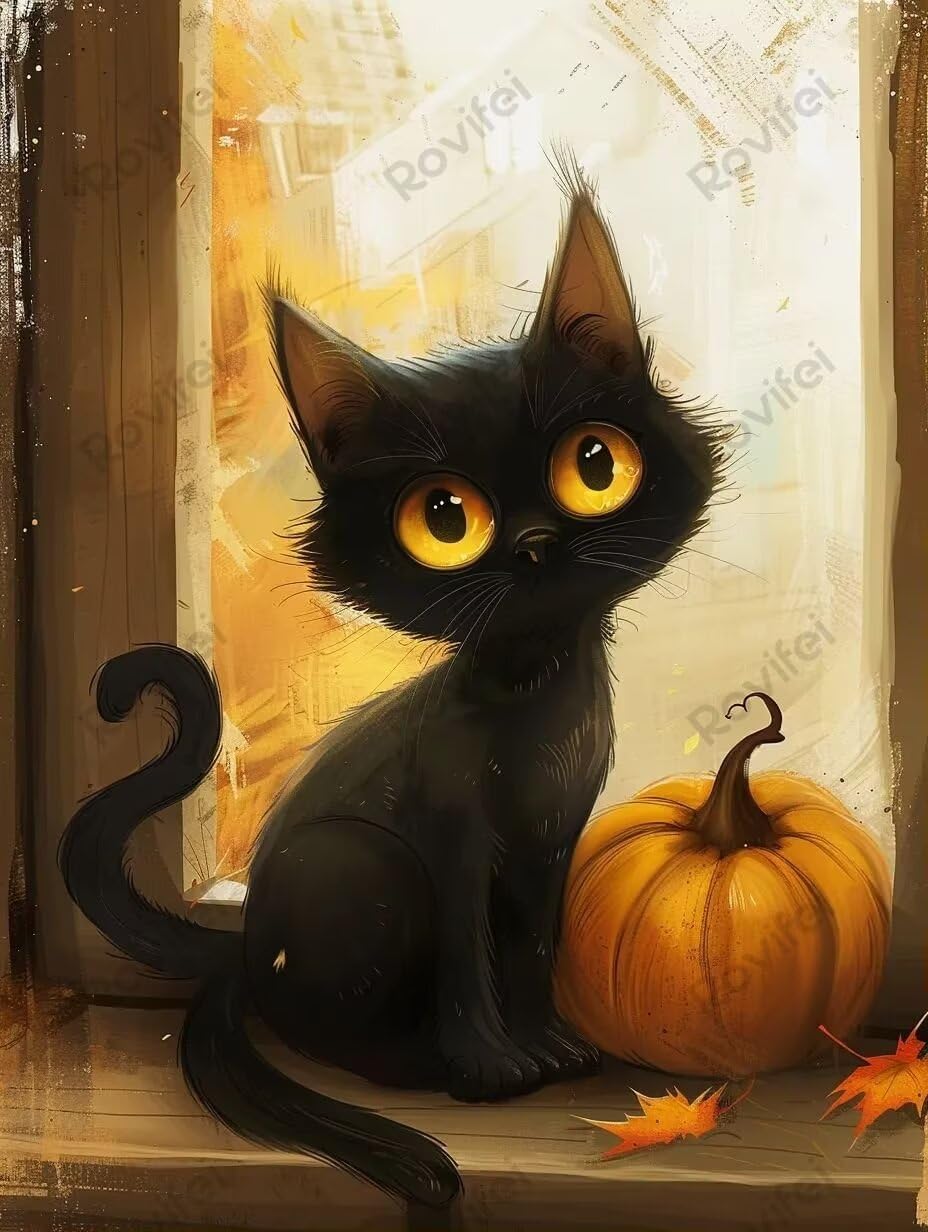 Puzzle De 1000 Piezas Para Adultos – Le Chat Noir, Arte En 3 Tamaños (38×26 Cm, 38×52 Cm, 50×75 Cm) – Decoración Y Relajación
