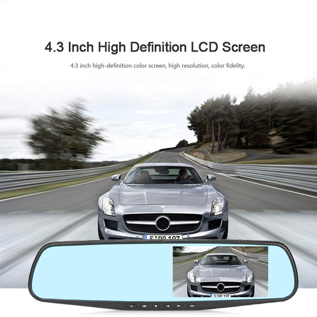 1080P HD Telecamera dash per auto a 3 lenti con visione notturna