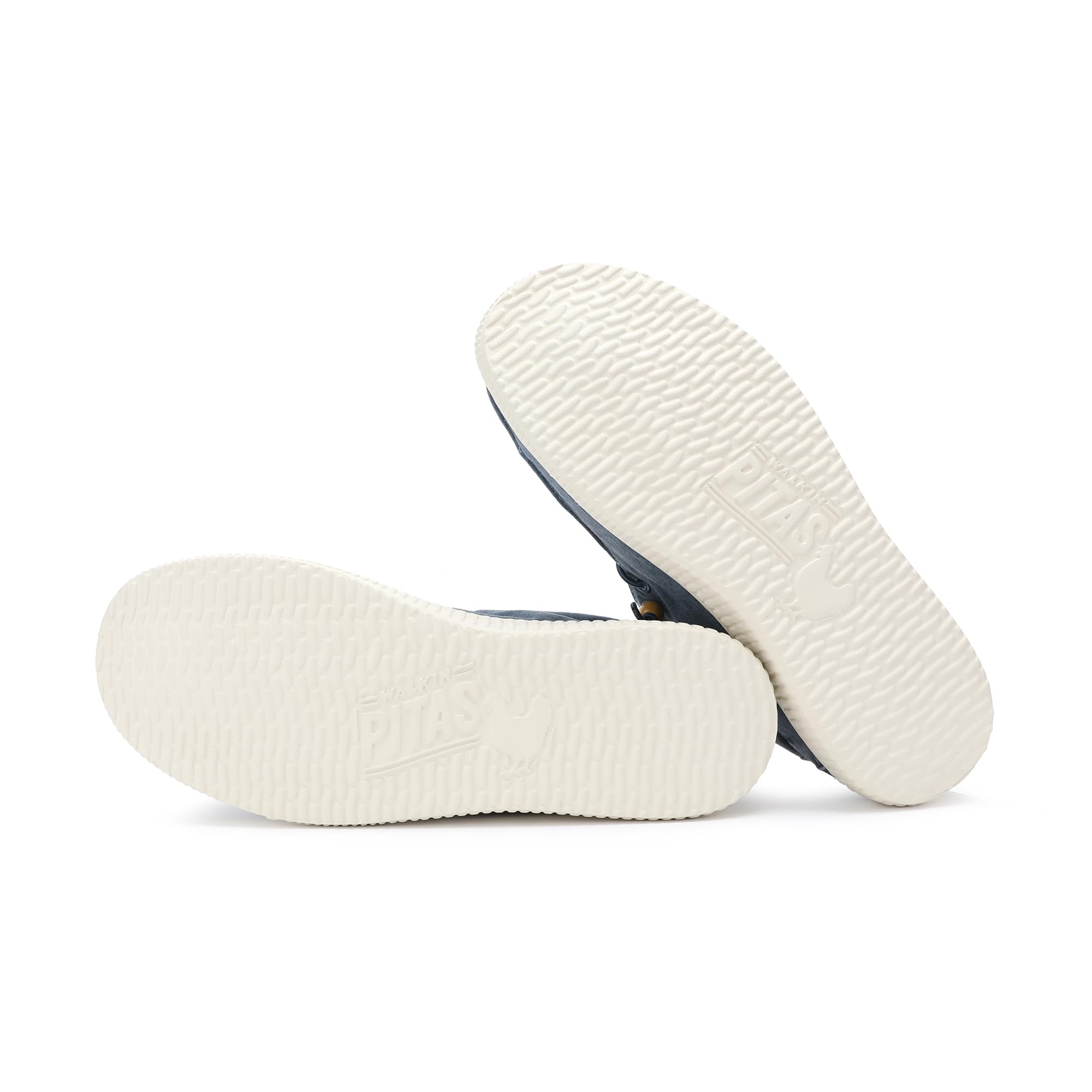WALK IN PITAS | WP150 WALLABI Washed | Mocassini Uomo | Scarpe da Barca | Sportive Uomo | Sneakers Casual | Scarpa da Vela | Calzatura Senza Lacci | Scarpe Walkinpitas | Blu 43