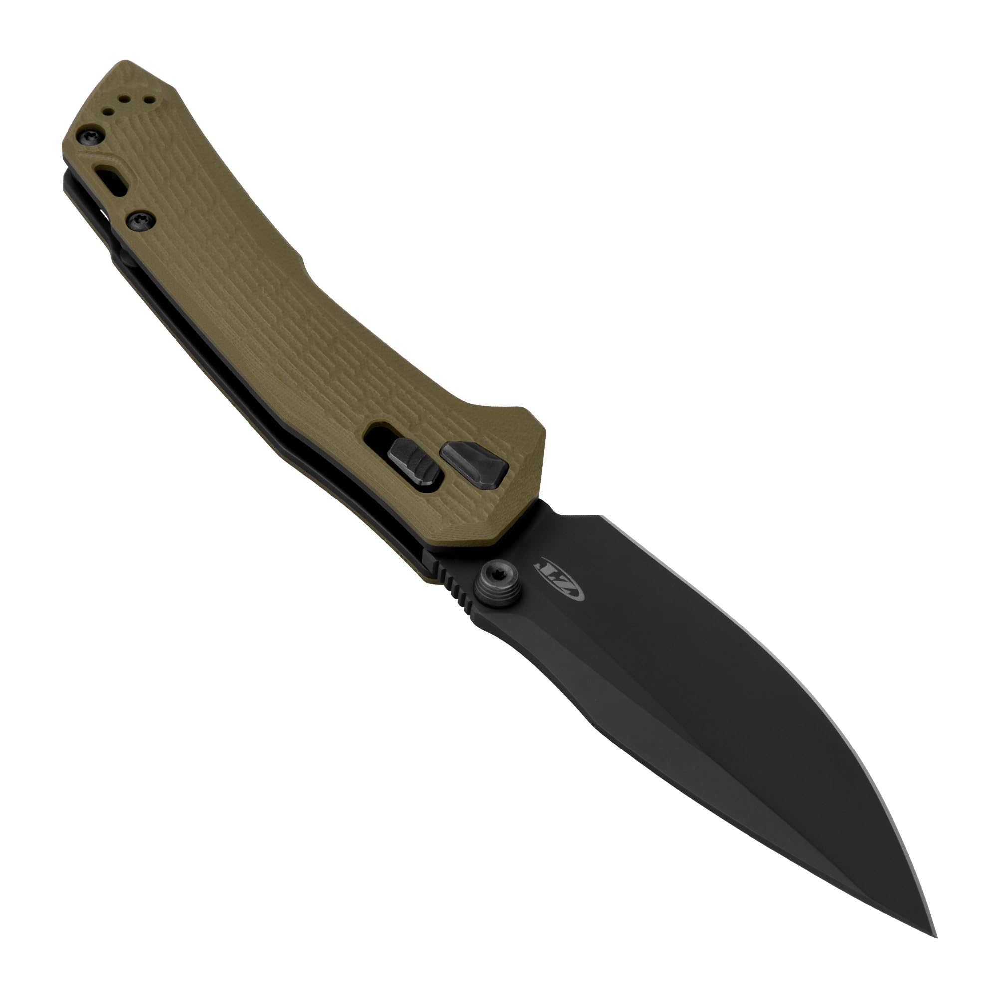Zero Tolerance 0203, 4 inch CPM M4 Steel Blade, Olive Green G10