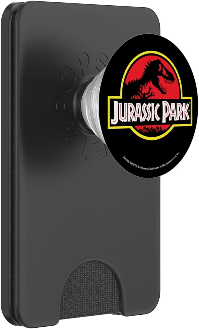 Jurassic Park Classic Original Logo PopSockets PopGrip for MagSafe