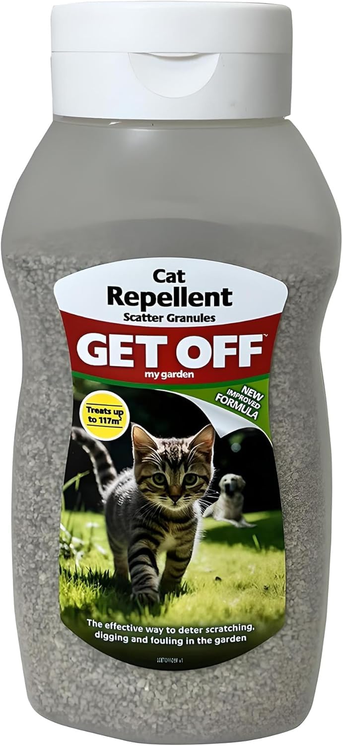 Get Off Cat and Dog Repellent Granules Ready and Easy To Use Natural Aromatic Plant Oil Formula Indoor Outdoor Treats up to 226m² 500ml