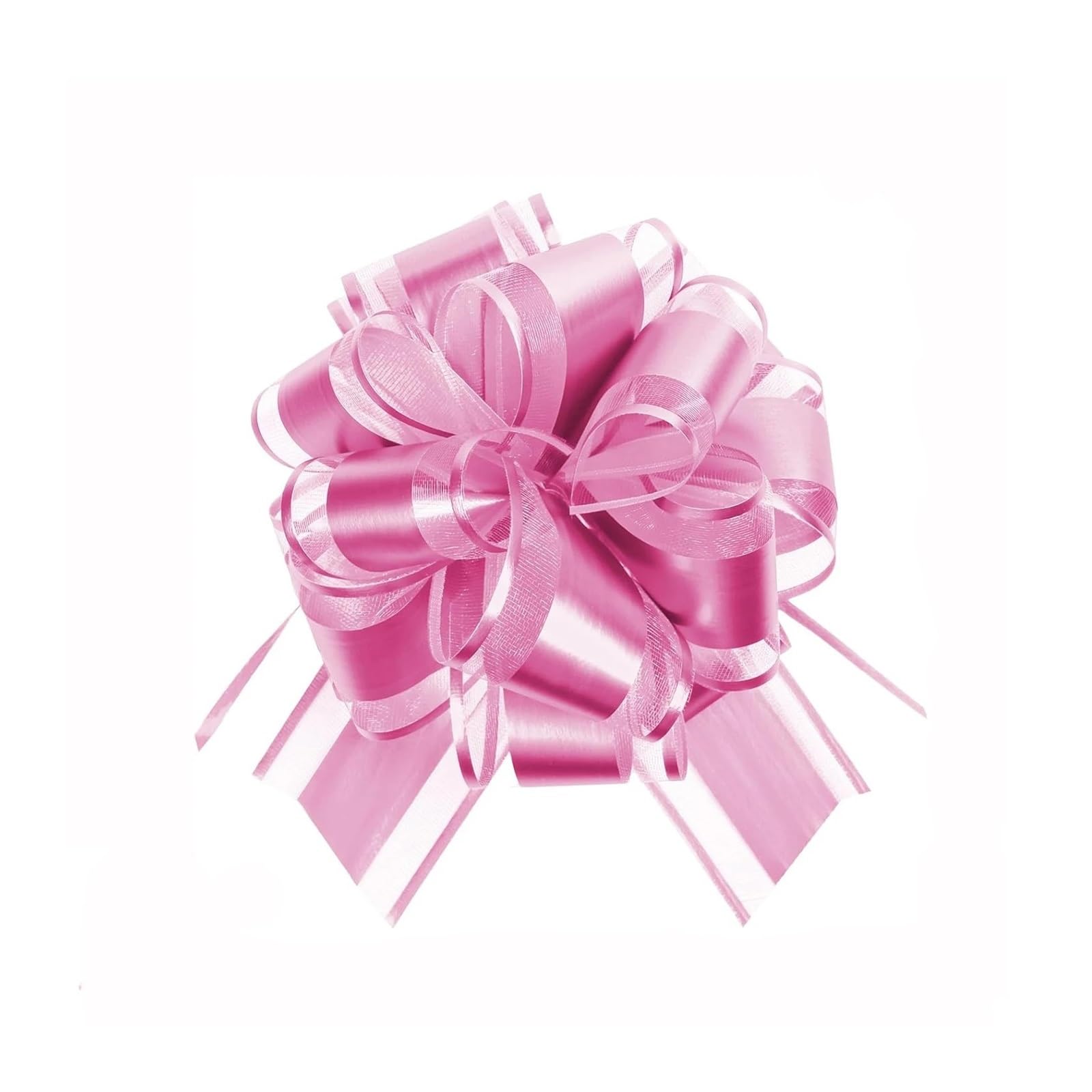 Schleifen, Geschenkbänder, große Schleife, Blumenschleifen, für Hochzeit, Auto, Party, Verpackungen, 18 Stück (lila)