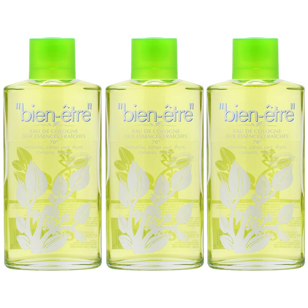 BIEN-ETRE Eau De Cologne Aux Essences Fraiches 250ml (Pack of 3)