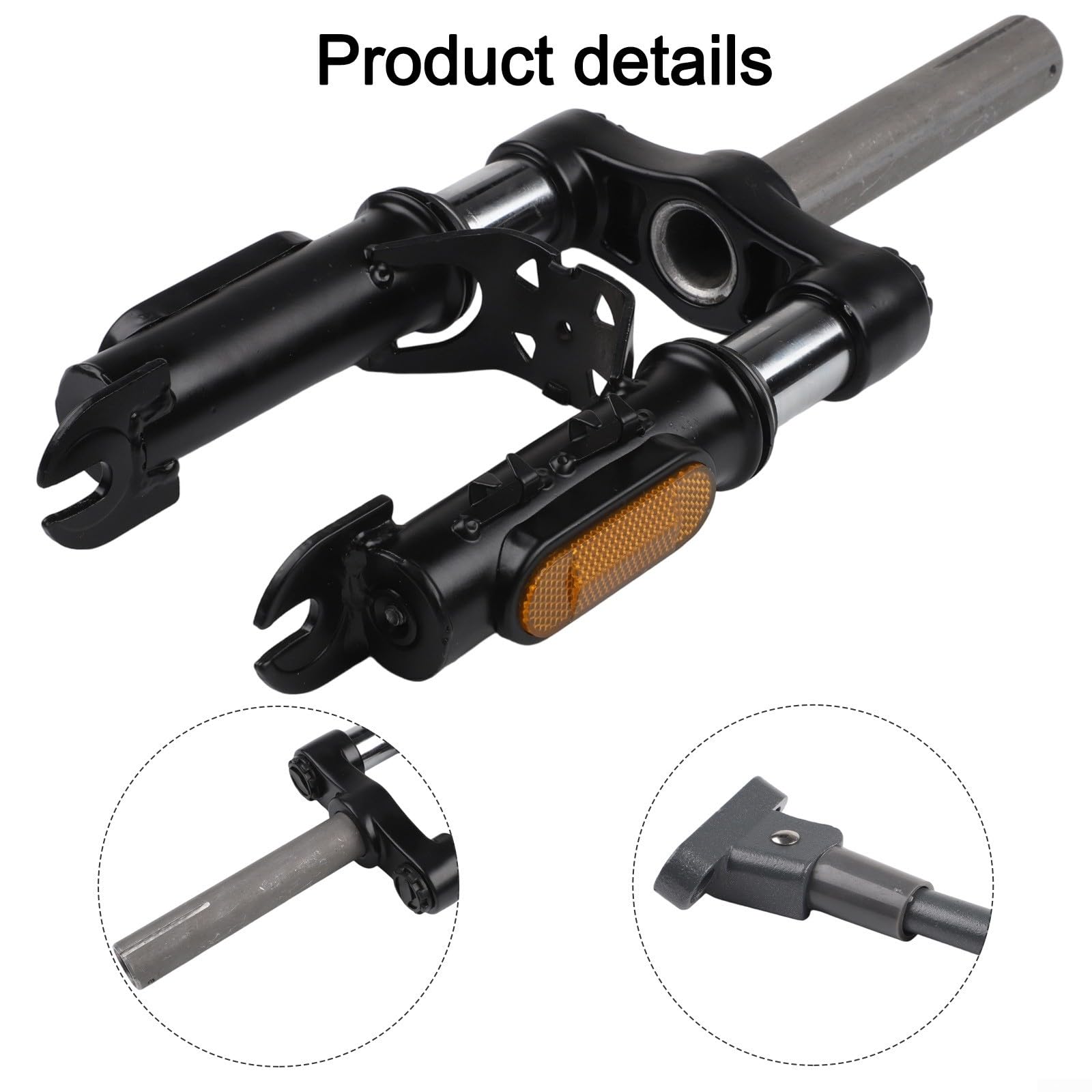 Accesorios de horquilla delantera, Suspensión de scooter eléctrico, Suspensión hidráulica de horquilla delantera de metal para Xiaomi para M365 1S Pro Scooter eléctrico Actualización de 8.5
