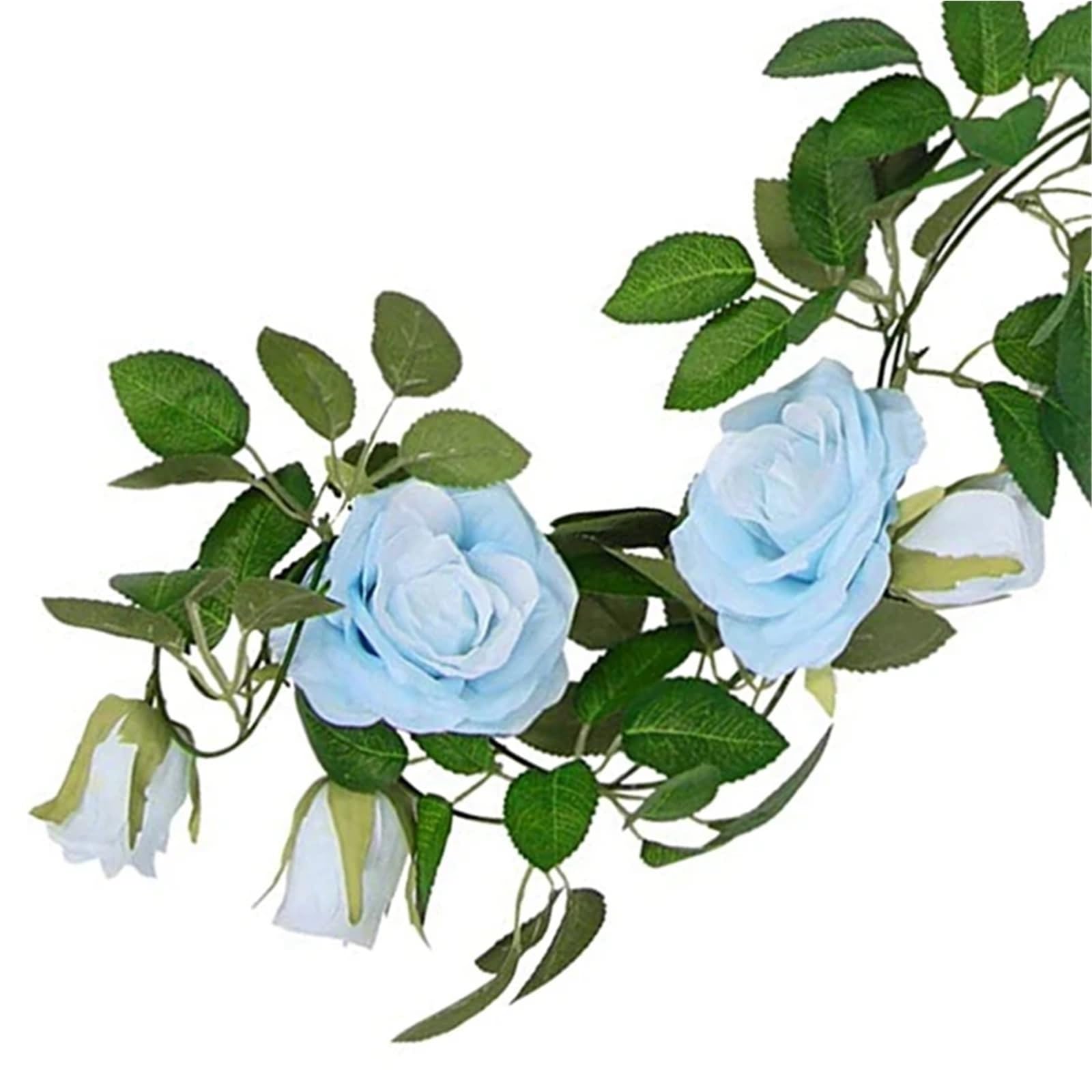 Künstliche Girlande 3 Stück künstliche Rosenrankengirlande, Seidenblumen, Hängekörbe, Pflanzen for drinnen und draußen